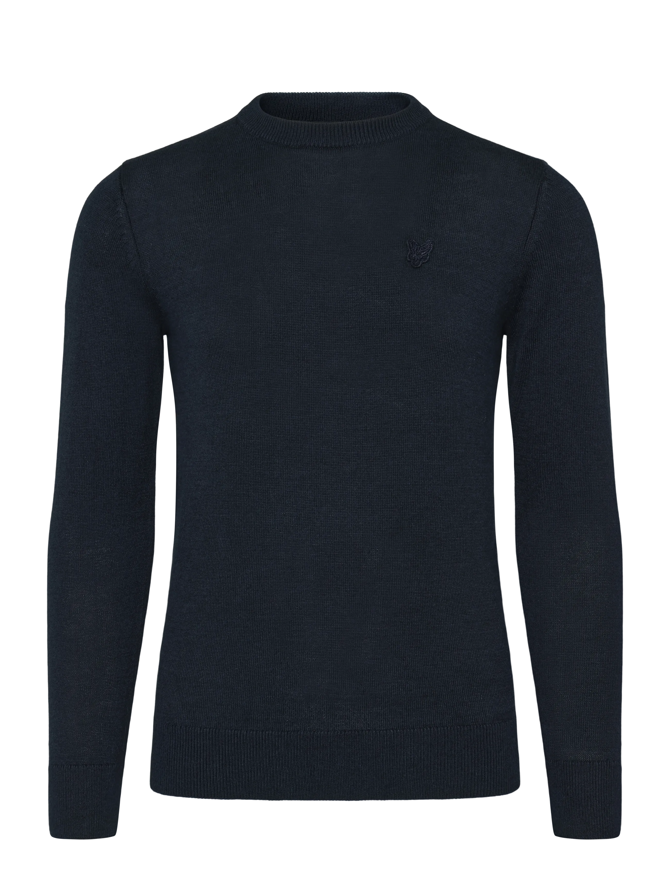 Lyle & Scott Tonal Eagle Crew Neck Jumper, 122-128, Knitwear, Marineblau - Pullovers, Kinder