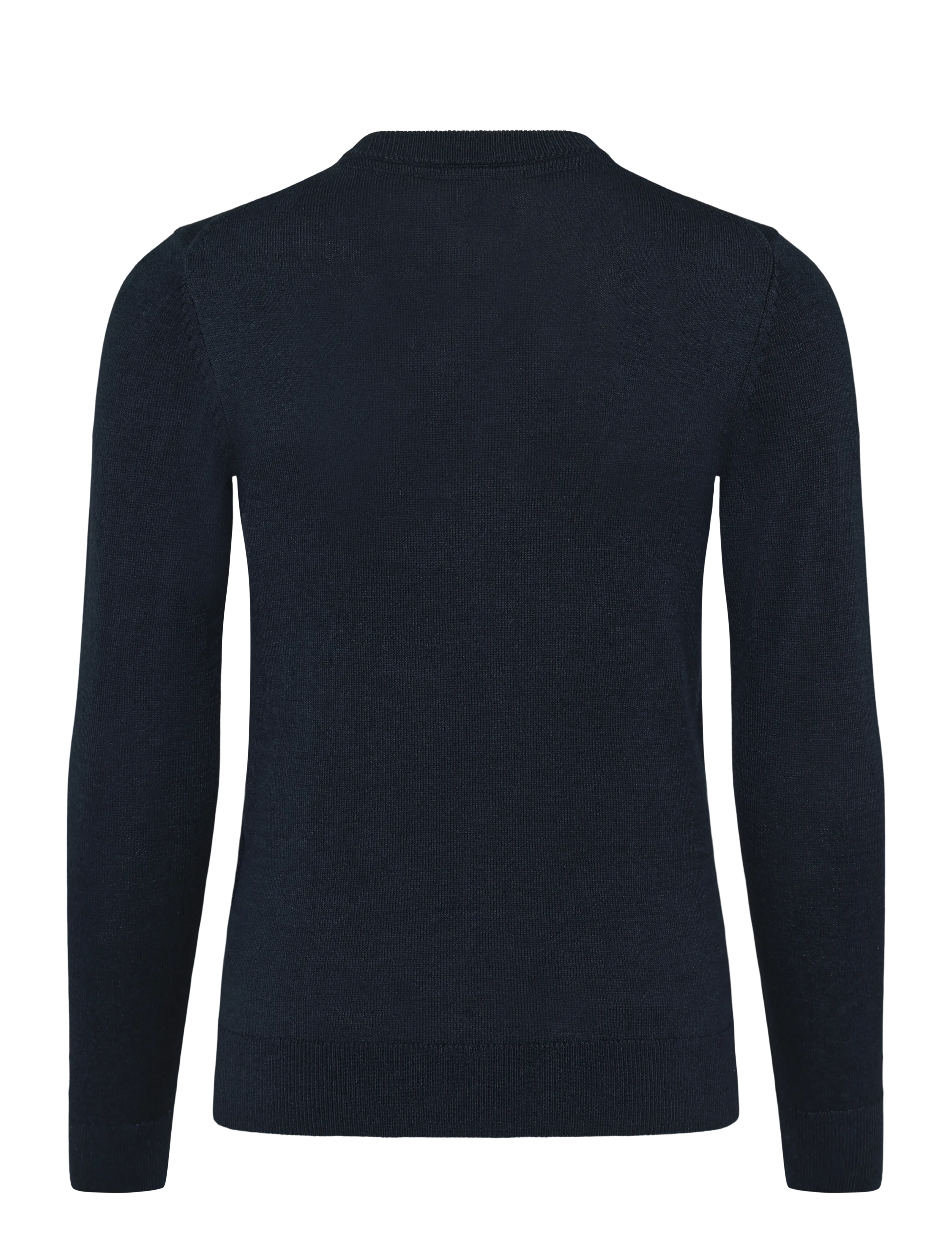 Lyle & Scott - Tonal Eagle Crew Neck Jumper - trøjer - dark navy - 1