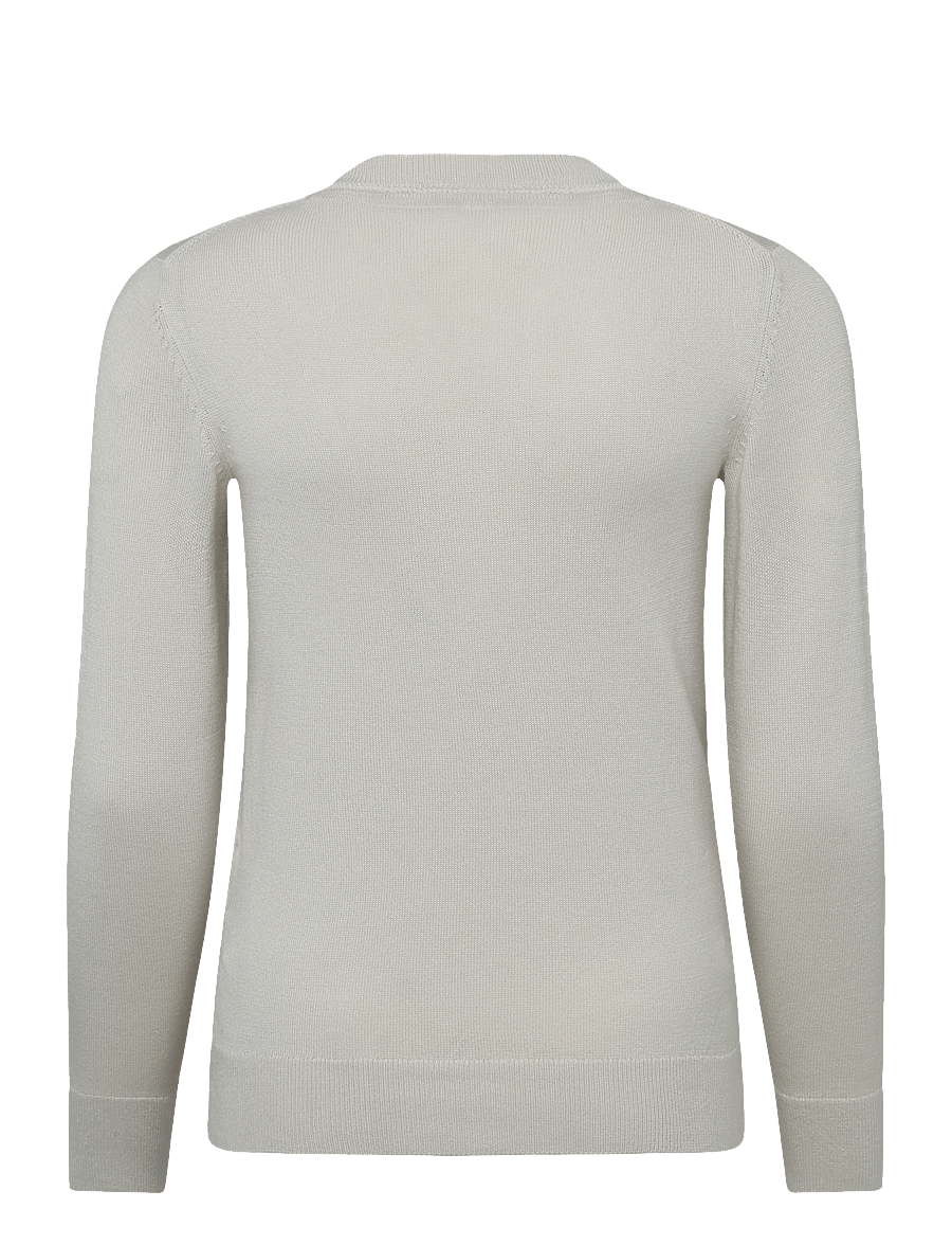 Lyle & Scott - Tonal Eagle Crew Neck Jumper - džemprid - putty - 1