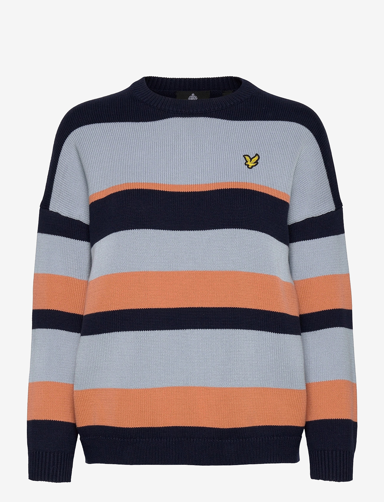 Lyle & Scott - Stripe Jumper - ink blue - 0