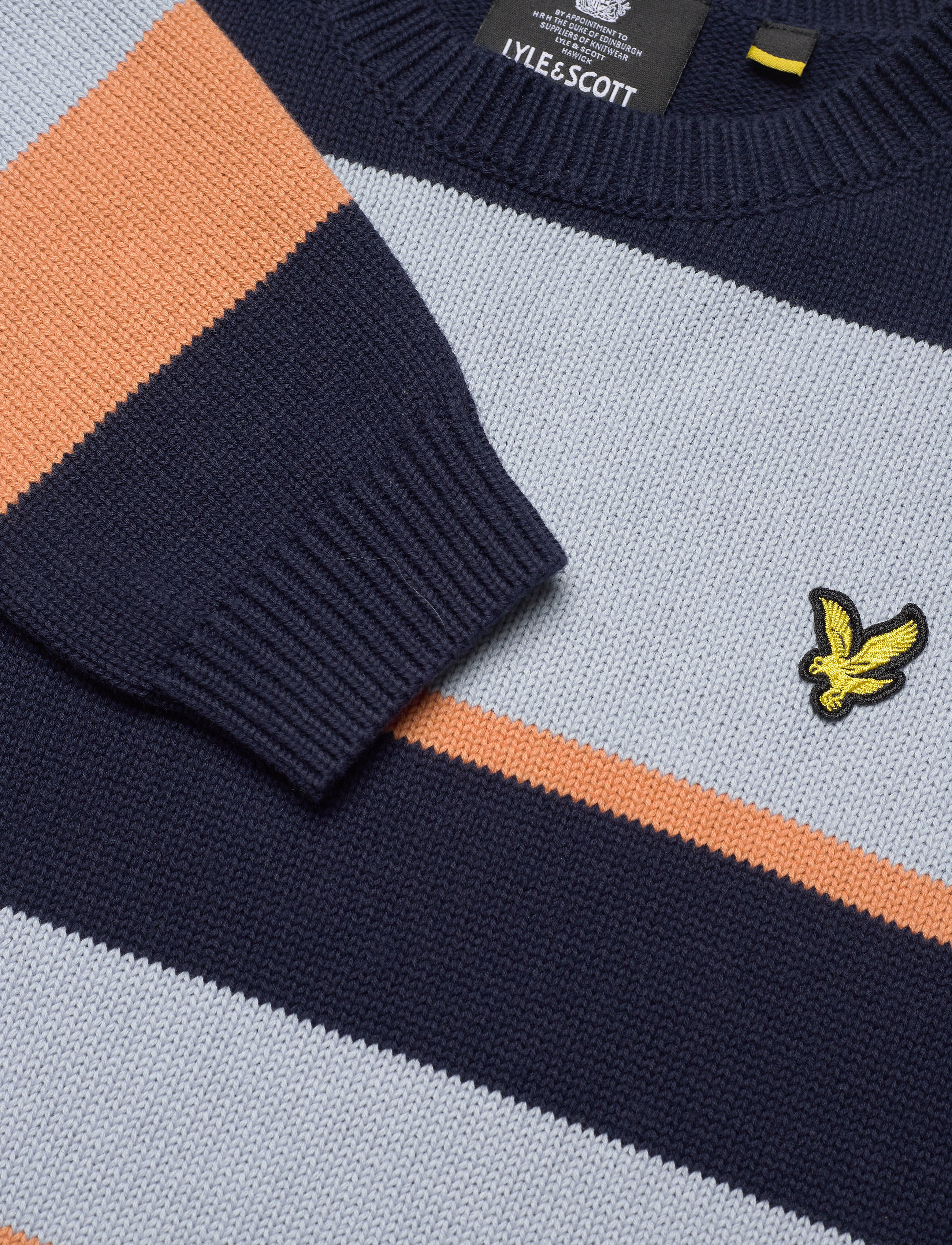 Lyle & Scott - Stripe Jumper - ink blue - 2