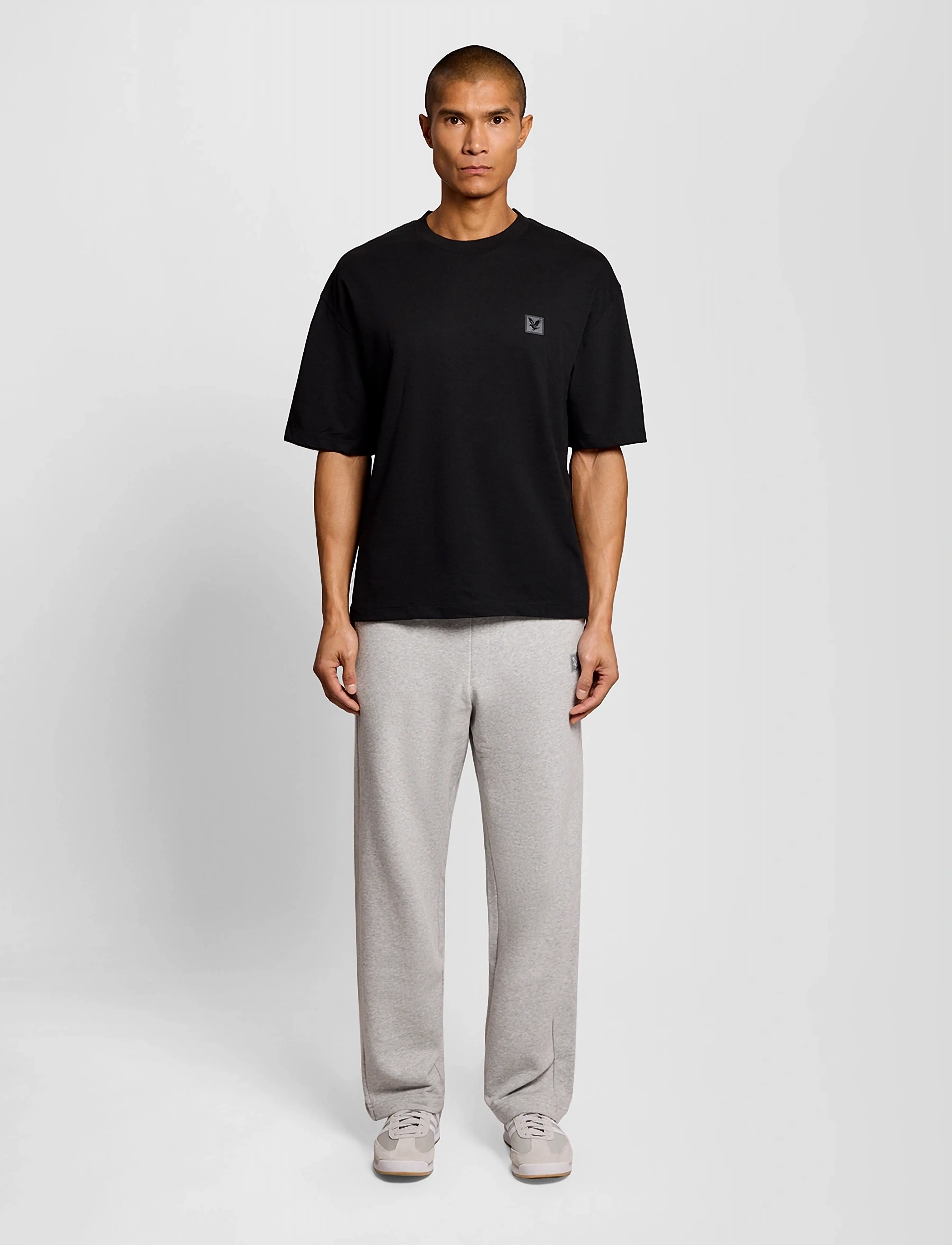 Lyle & Scott - 3 Pack Relaxed T-Shirt - lühikeste varrukatega t-särgid - jet black/light grey marl/moonlight - 3