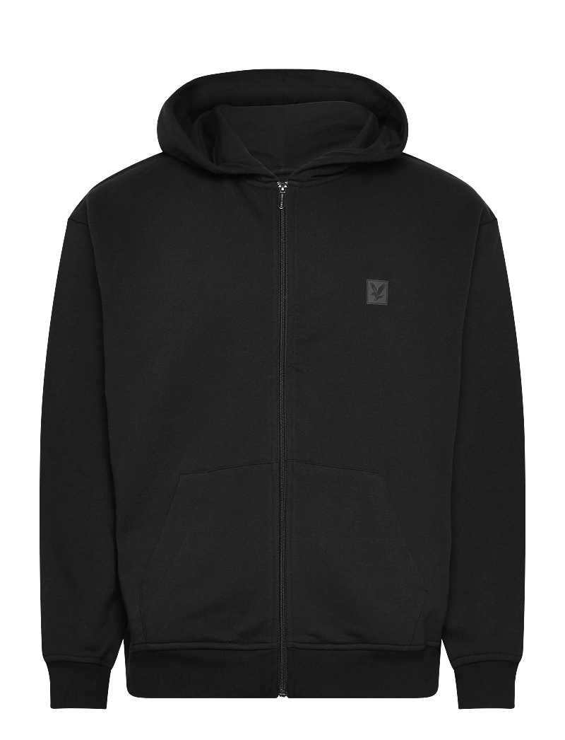 Lyle & Scott - Loungewear Zip Through Hoodie - kapuzenpullover - jet black - 1