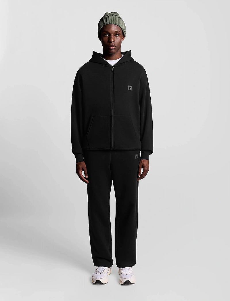 Lyle & Scott - Loungewear Zip Through Hoodie - kapuzenpullover - jet black - 4