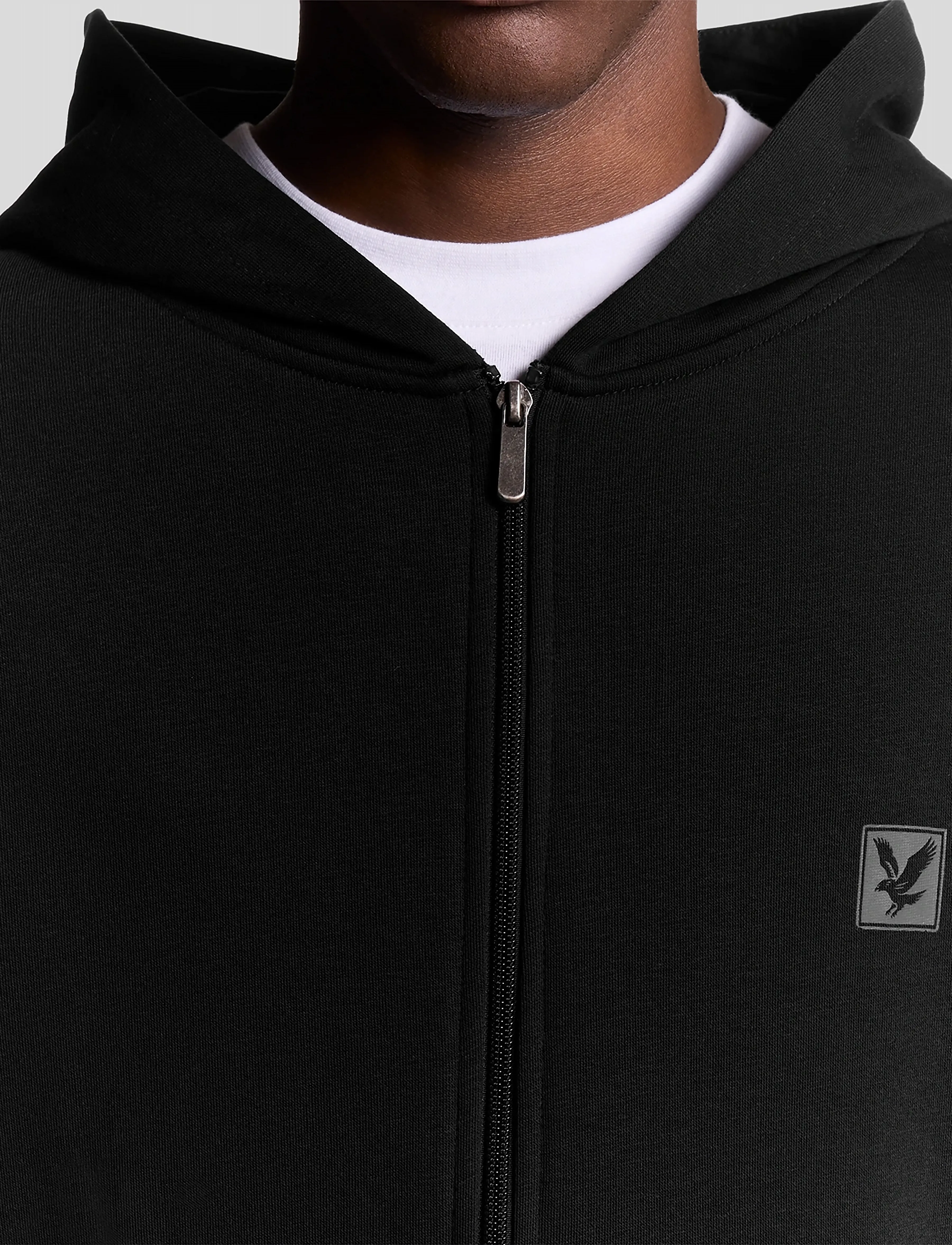 Lyle & Scott - Loungewear Zip Through Hoodie - hættetrøjer - jet black - 5