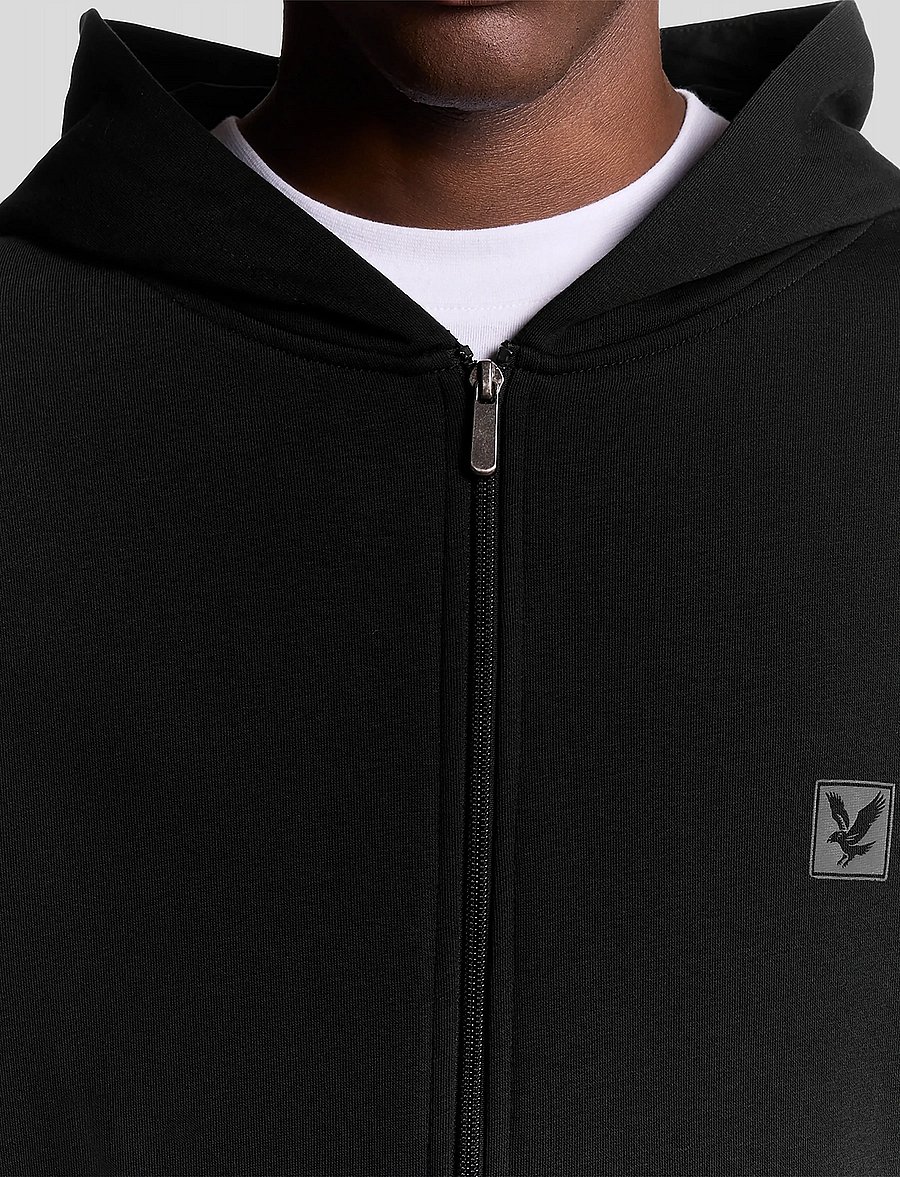 Lyle & Scott - Loungewear Zip Through Hoodie - hættetrøjer - jet black - 5
