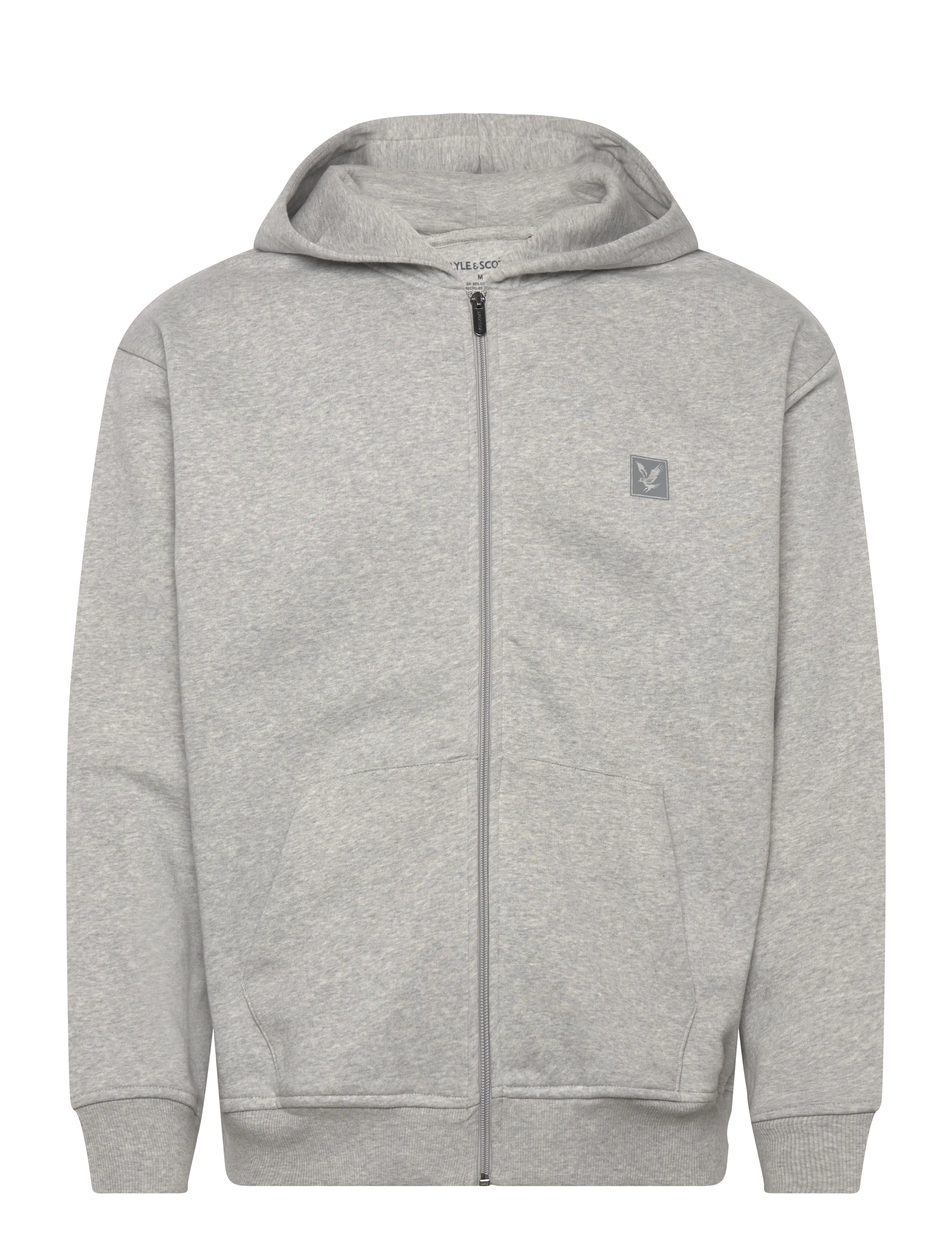 Lyle & Scott Loungewear Zip Through Hoodie - Hættetrøjer - LIGHT GREY MARL / grey