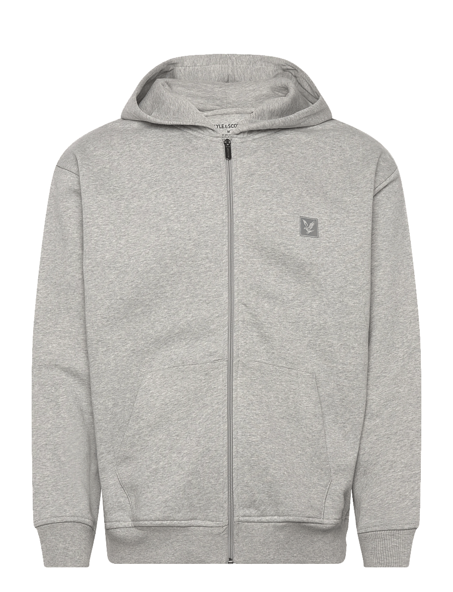 Lyle & Scott - Loungewear Zip Through Hoodie - kapuzenpullover - light grey marl - 1