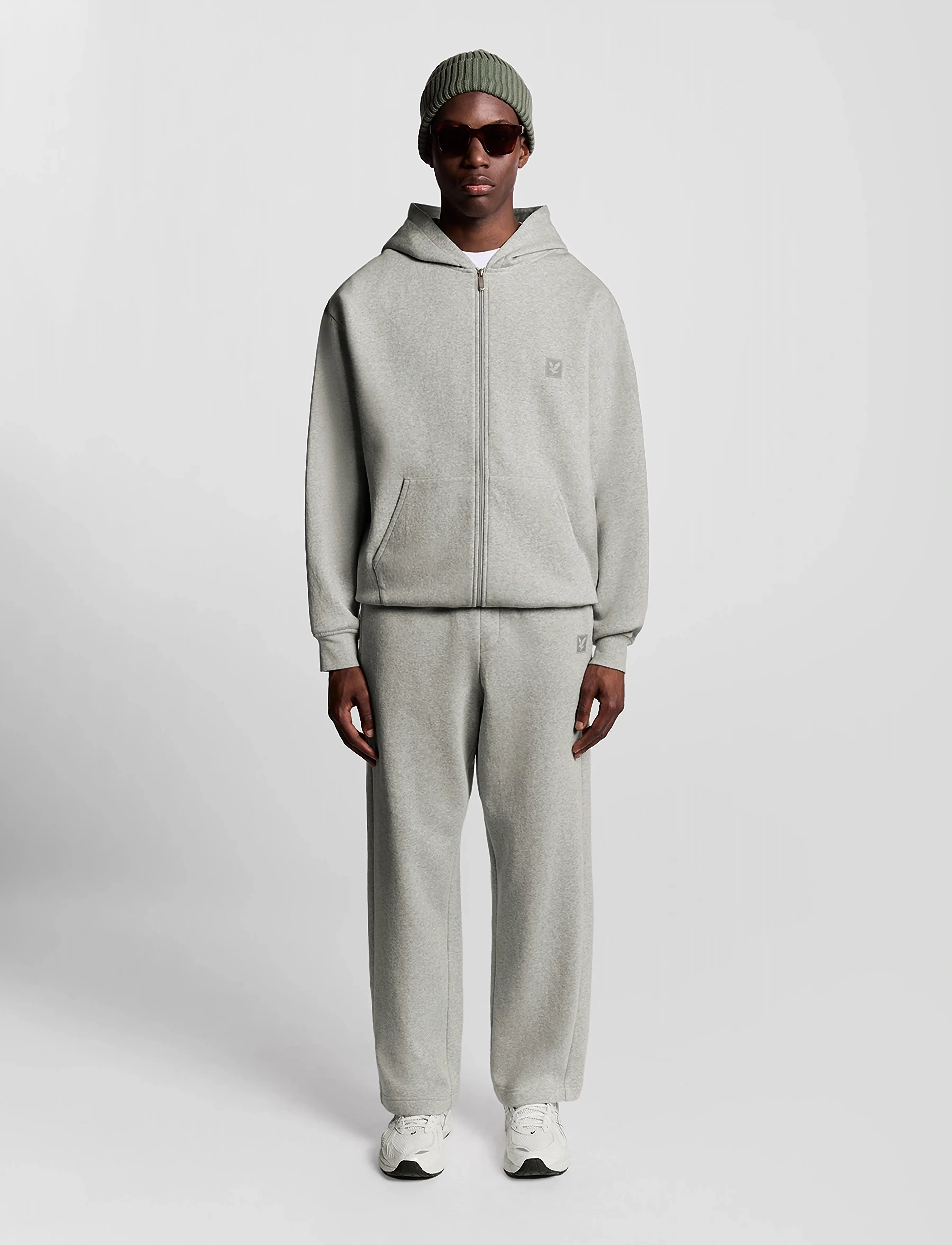 Lyle & Scott - Loungewear Zip Through Hoodie - kapuzenpullover - light grey marl - 4