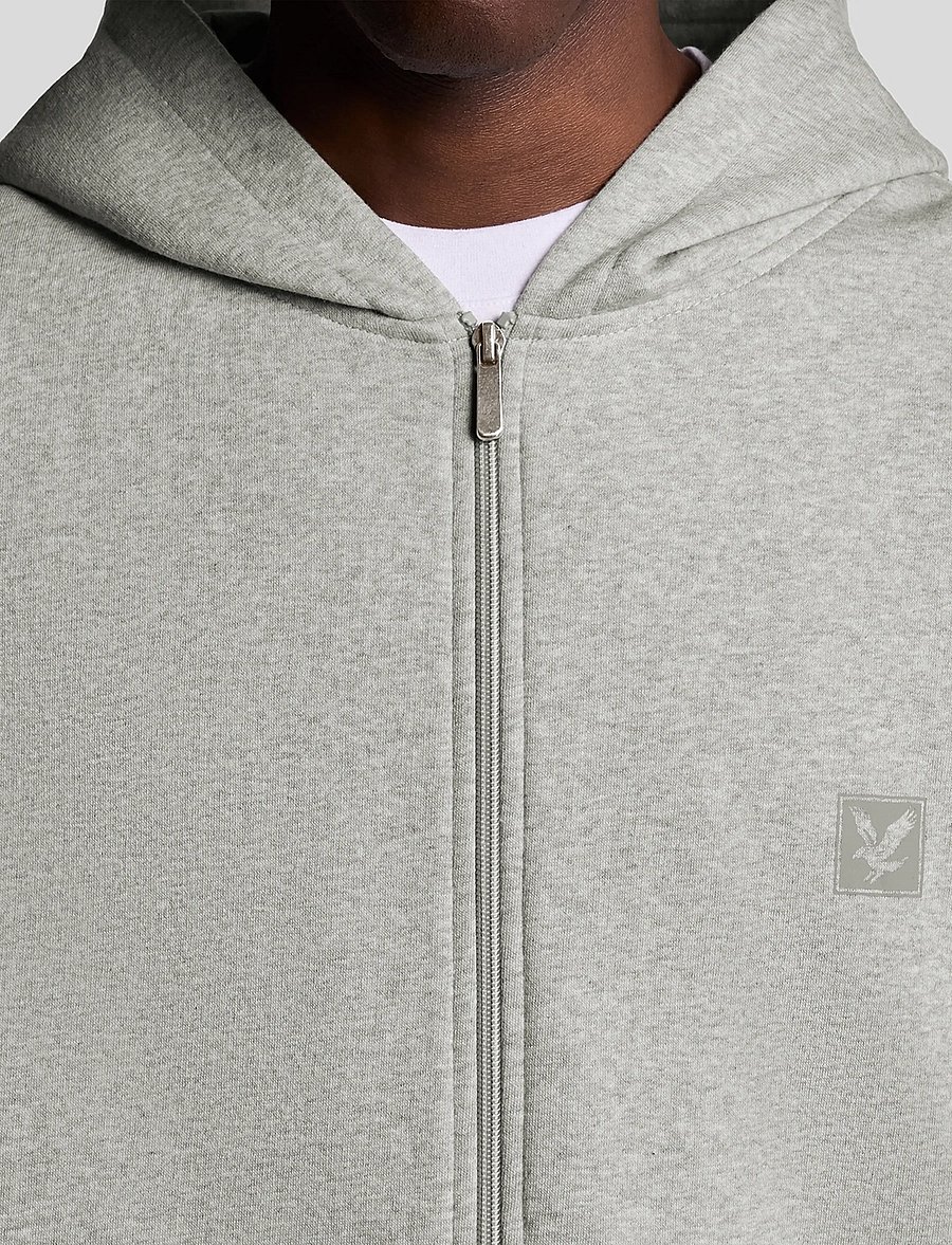 Lyle & Scott - Loungewear Zip Through Hoodie - kapuzenpullover - light grey marl - 5