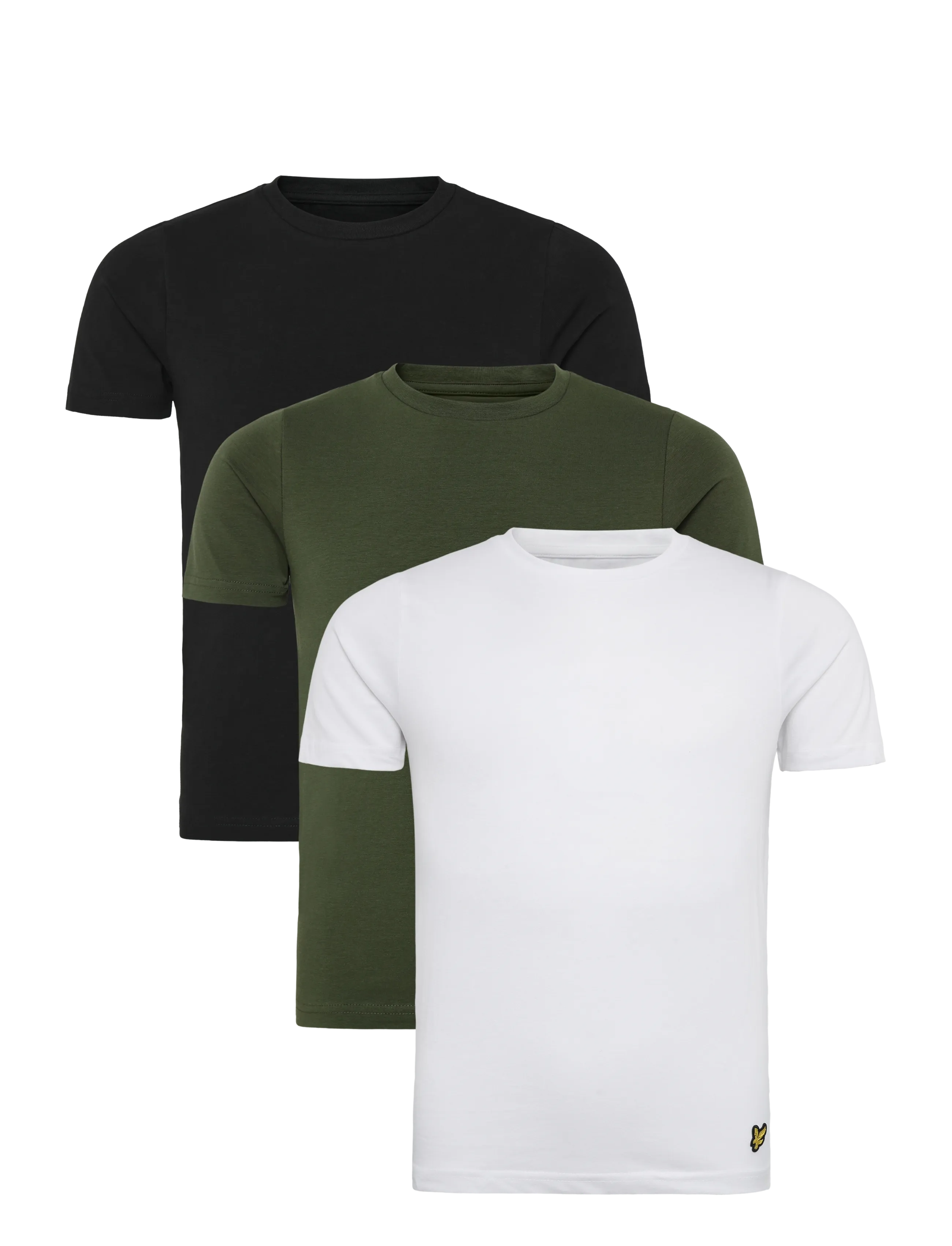 Lyle & Scott Loungewear 3 Pack T-shirts - Tøj - JET BLACK/ DEEP DEPTHS/ WHITE / black