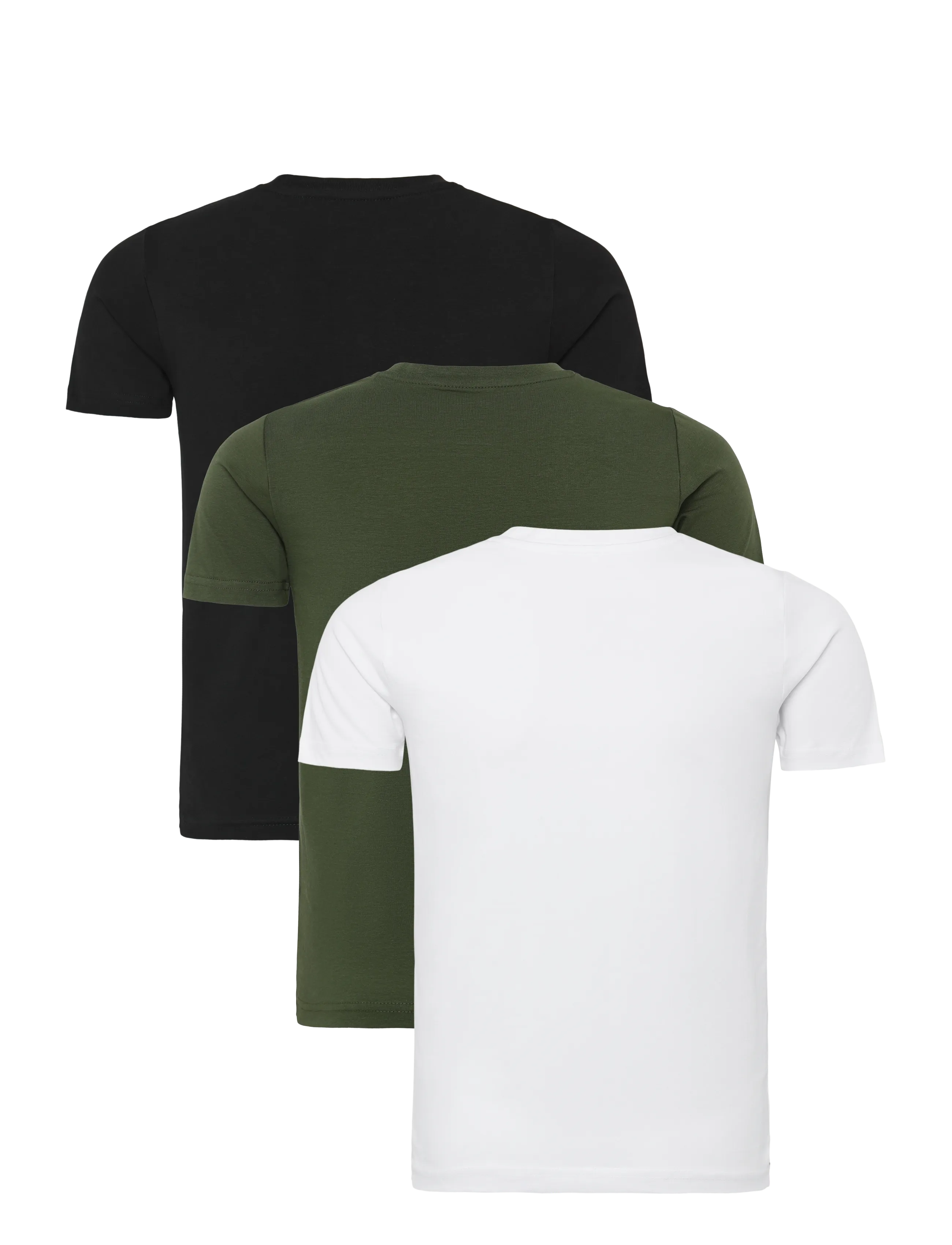 Lyle & Scott - Loungewear 3 Pack T-shirts - kortærmede t-shirts - jet black/ deep depths/ white - 1