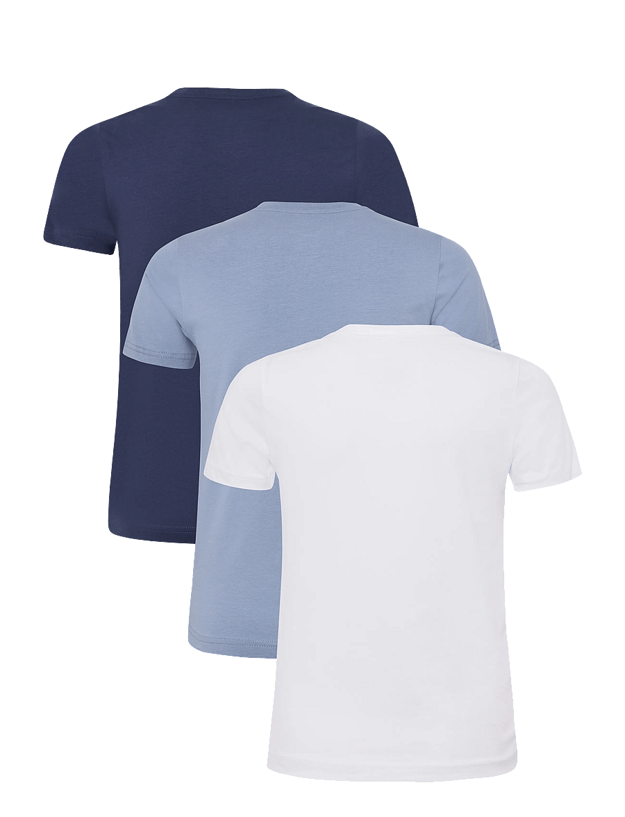 Lyle & Scott - Loungewear 3 Pack T-shirts - kortärmade t-shirts - navy/ power blue/ white - 1