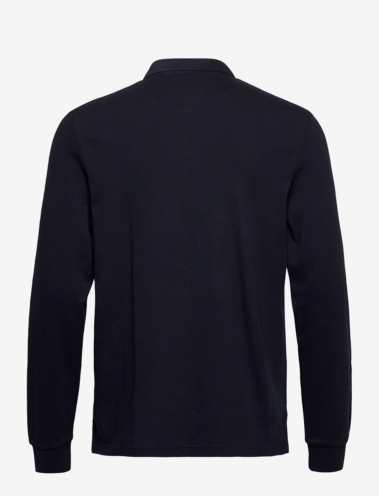 Lyle & Scott - Cord Collar Long Sleeve Polo - dark navy - 1