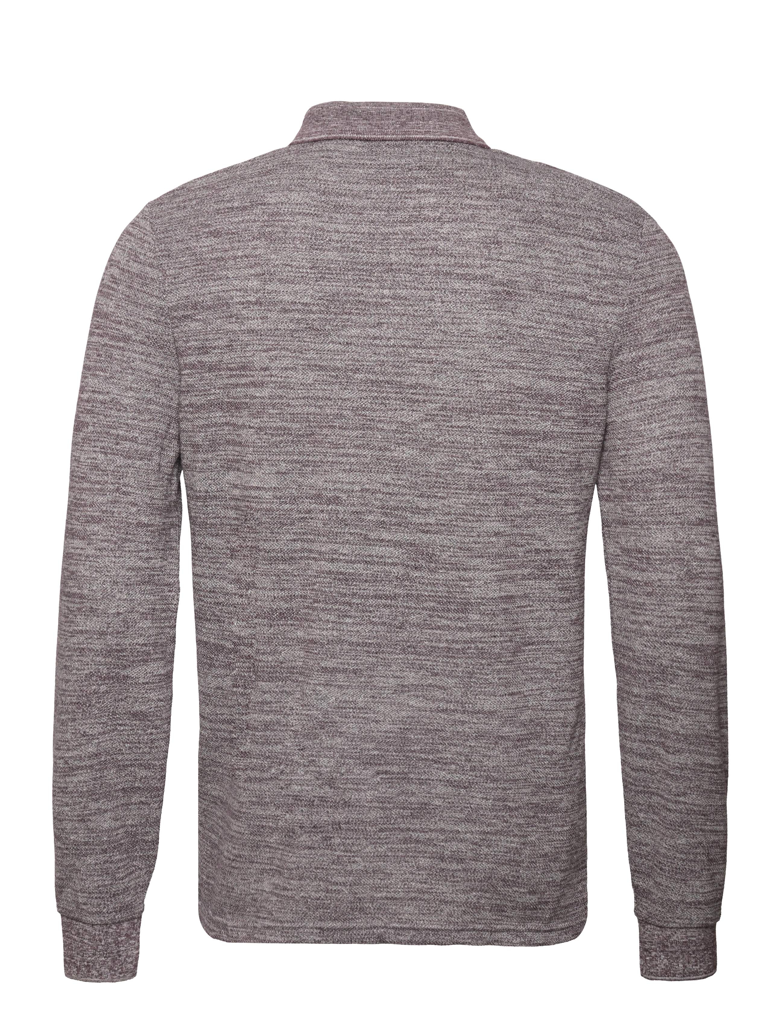 Lyle & Scott - End on End Polo Shirt - beetroot/jet black - 1