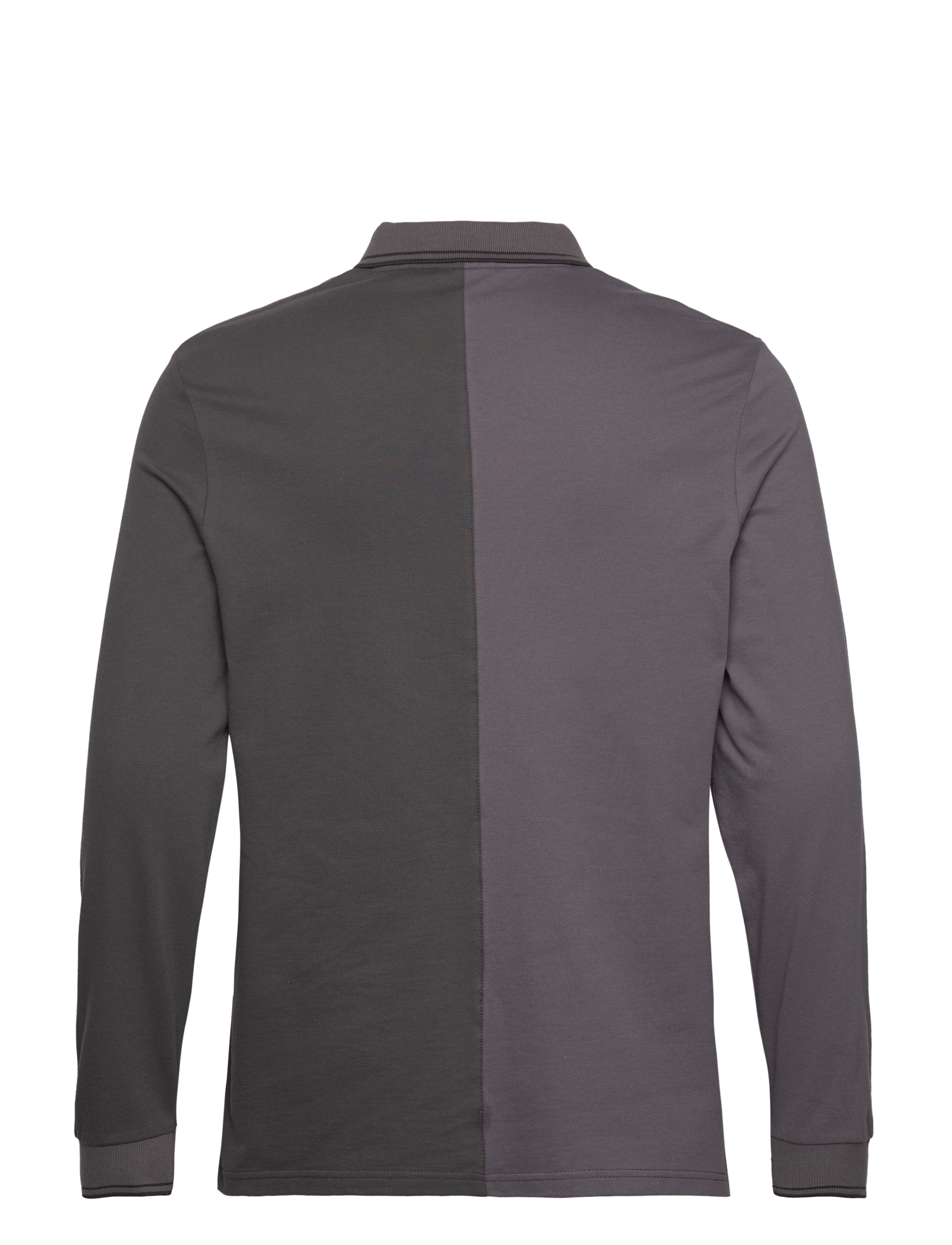 Lyle & Scott - LS Wide Tonal Stripe Polo Shirt - gunmetal - 1