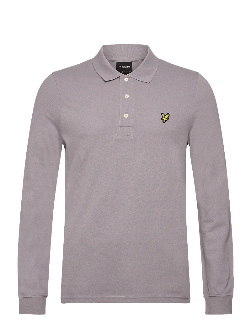 Lyle & Scott - LS Polo Shirt - pikkade varrukatega polod - ash lilac - 1