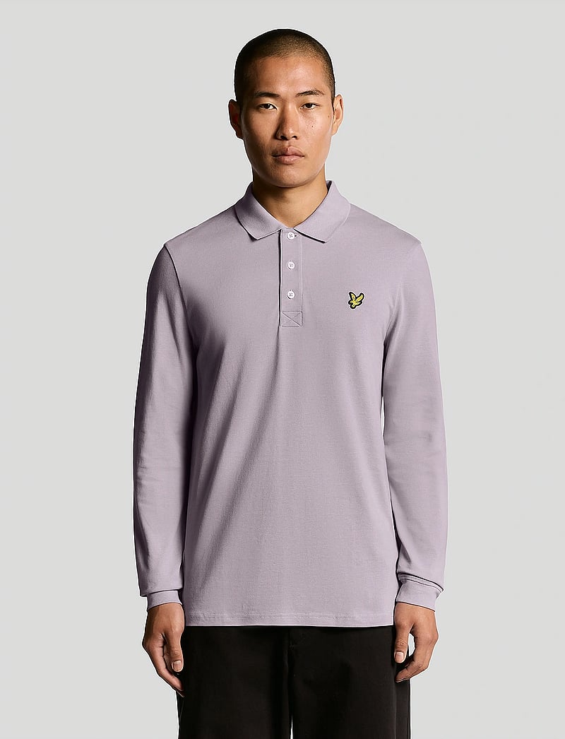 Lyle & Scott - LS Polo Shirt - pikkade varrukatega polod - ash lilac - 0