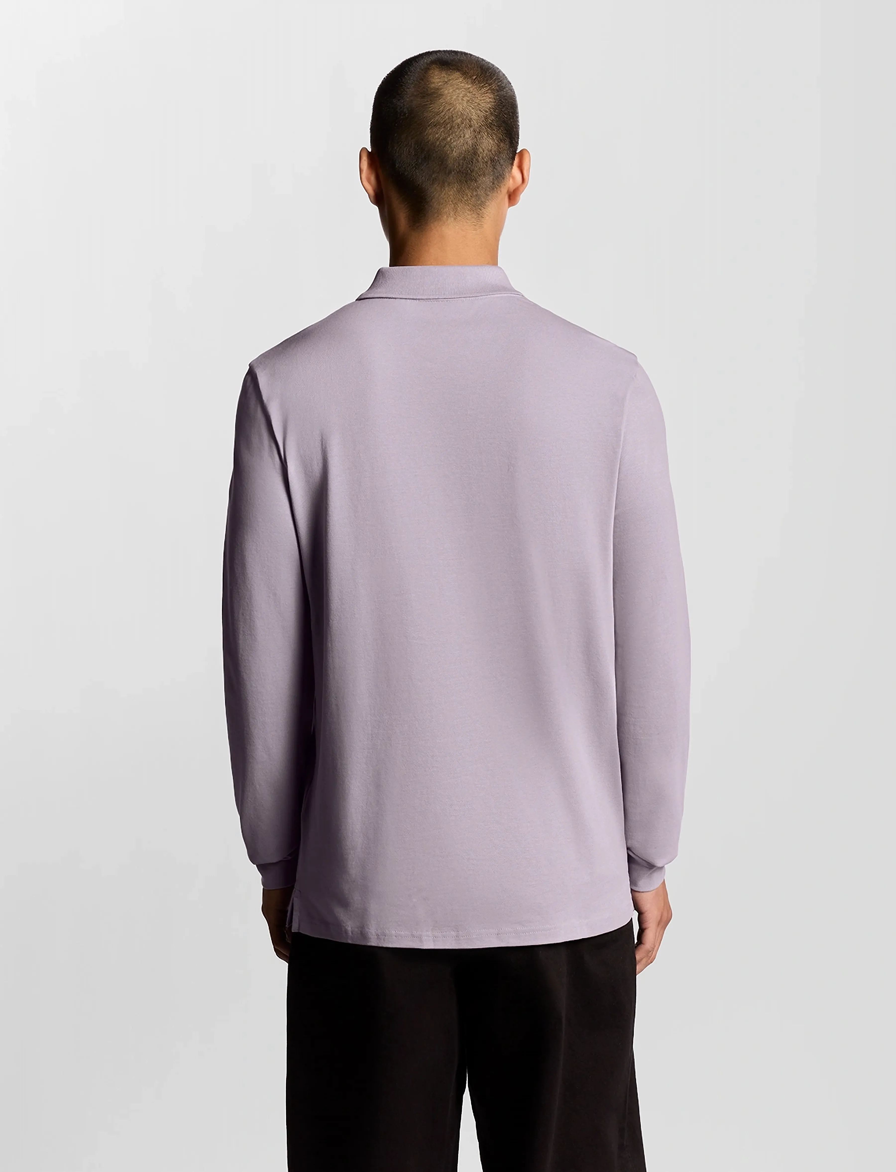 Lyle & Scott - LS Polo Shirt - långärmade pikéer - ash lilac - 3