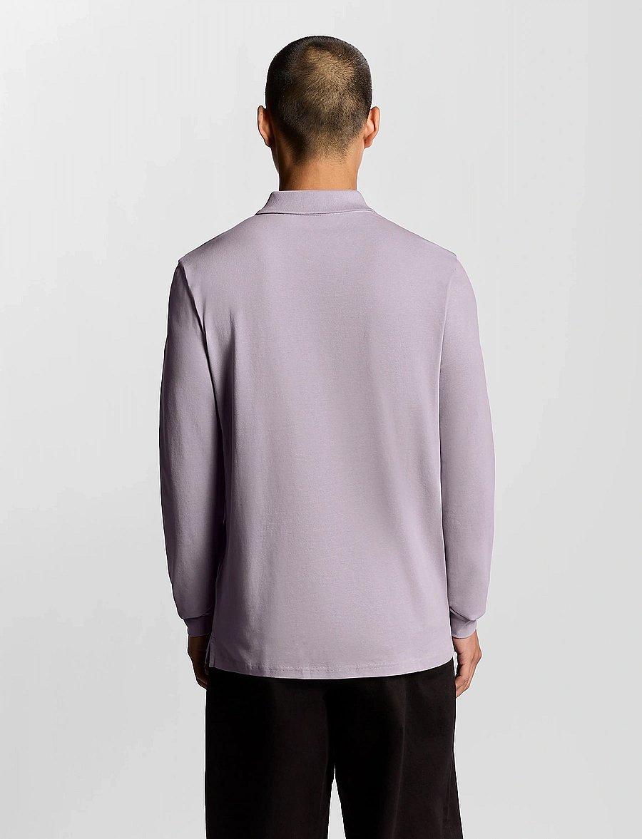 Lyle & Scott - LS Polo Shirt - langärmelig - ash lilac - 3