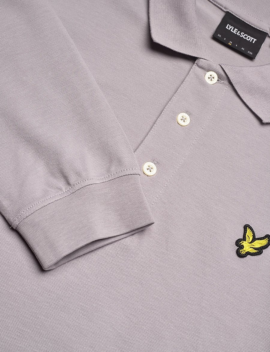 Lyle & Scott - LS Polo Shirt - langärmelig - ash lilac - 4