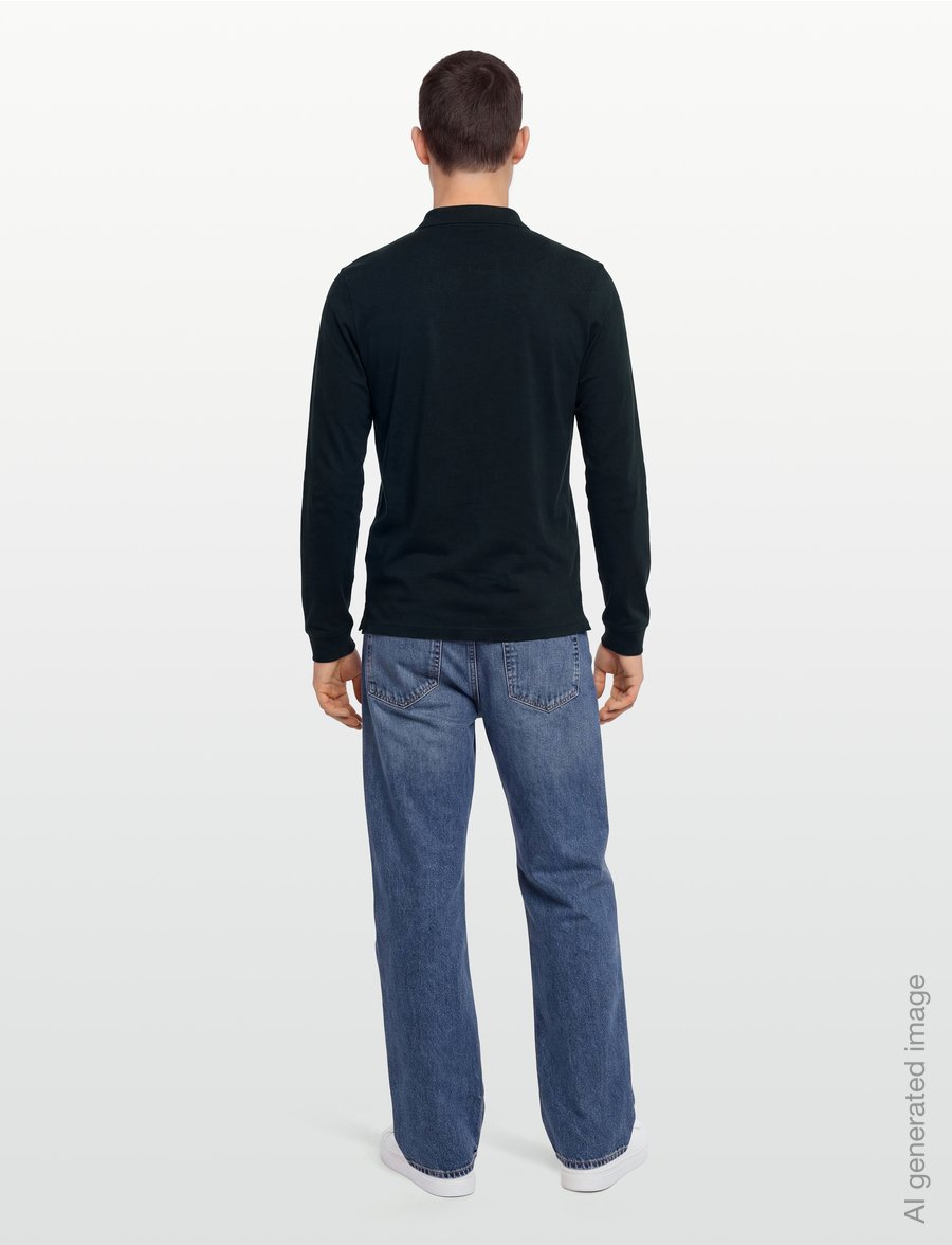 Lyle & Scott - LS Polo Shirt - langärmelig - dark navy - 4