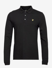 Lyle & Scott - LS Polo Shirt - langärmelig - jet black - 0