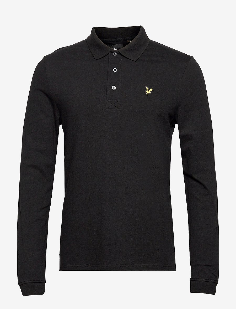 Lyle & Scott - LS Polo Shirt - langärmelig - jet black - 1