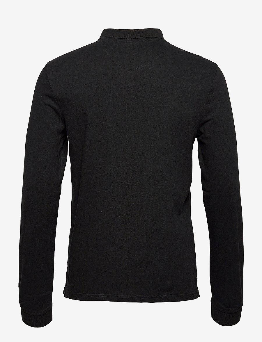 Lyle & Scott - LS Polo Shirt - langärmelig - jet black - 2
