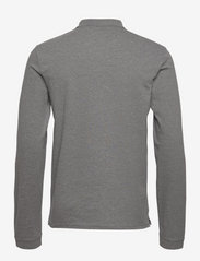 Lyle & Scott - LS Polo Shirt - długi rękaw - mid grey marl - 1