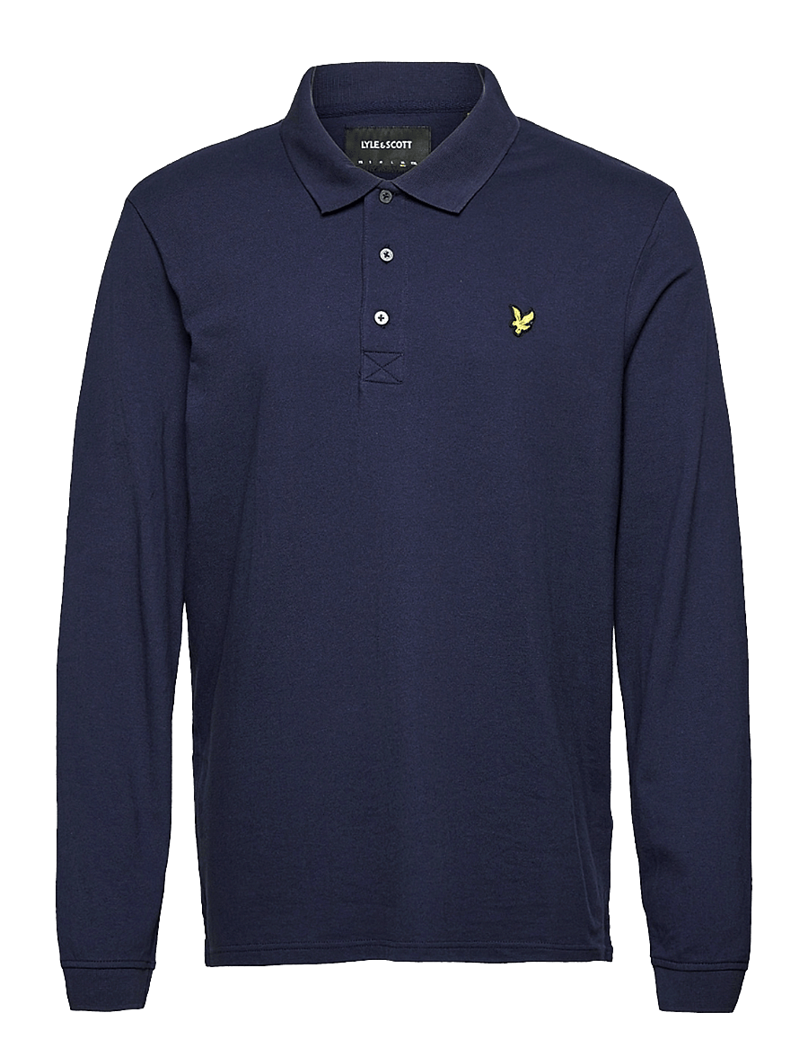 Lyle & Scott - LS Polo Shirt - langärmelig - navy - 1