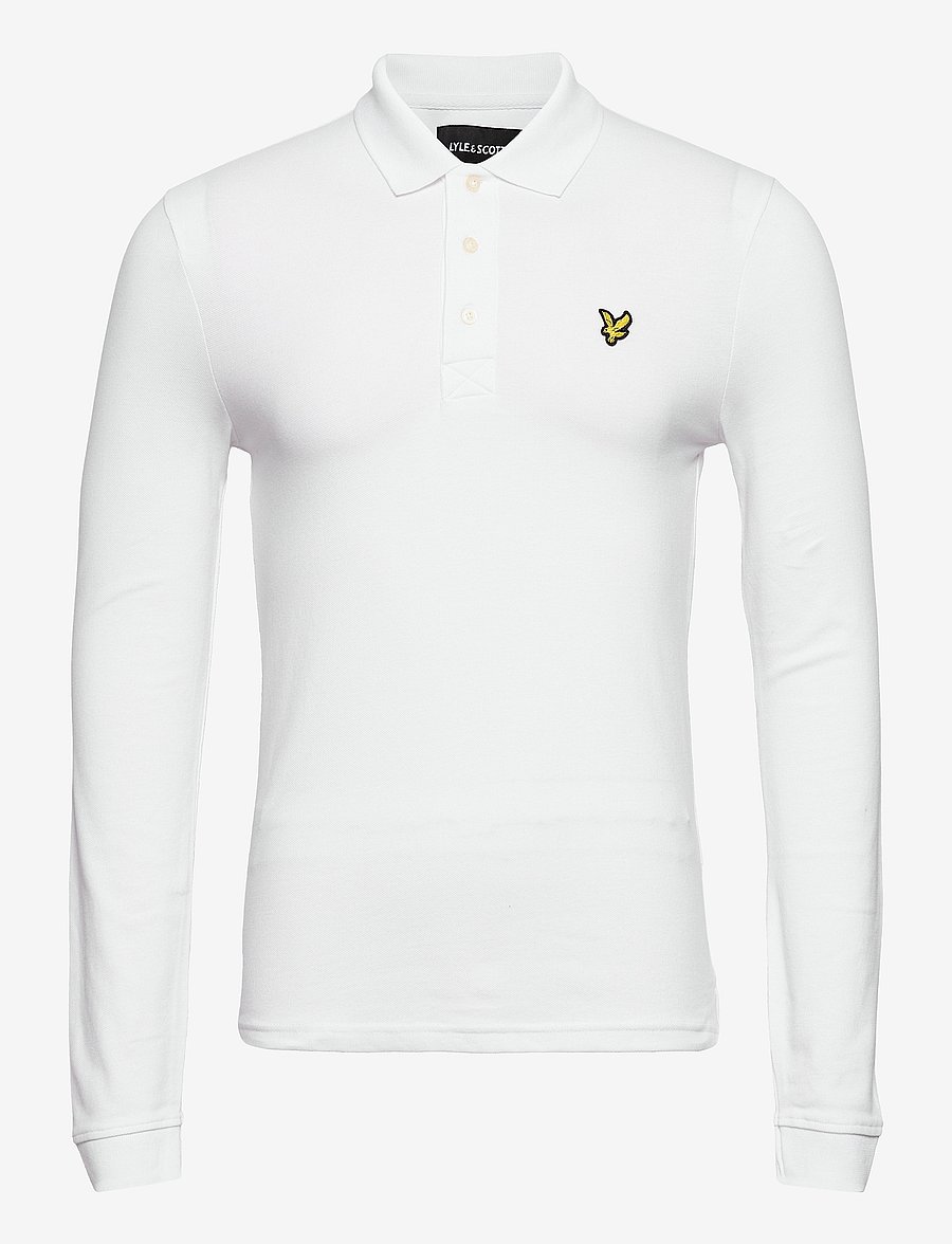 Lyle & Scott - LS Polo Shirt - pikkade varrukatega polod - white - 1