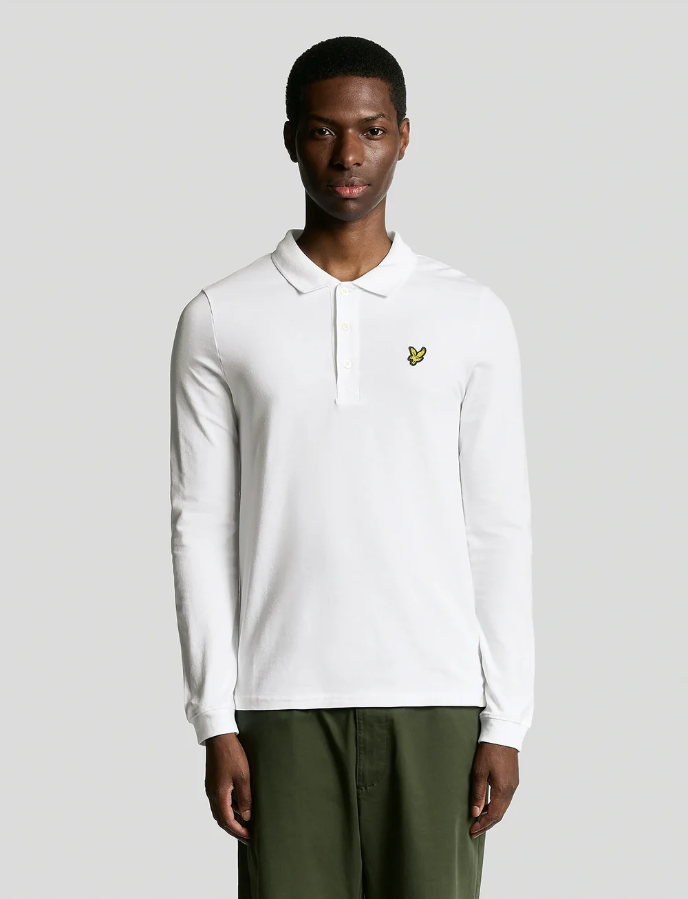 Lyle & Scott - LS Polo Shirt - pikkade varrukatega polod - white - 0