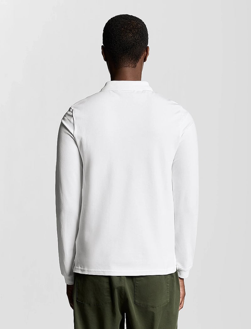 Lyle & Scott - LS Polo Shirt - langärmelig - white - 3