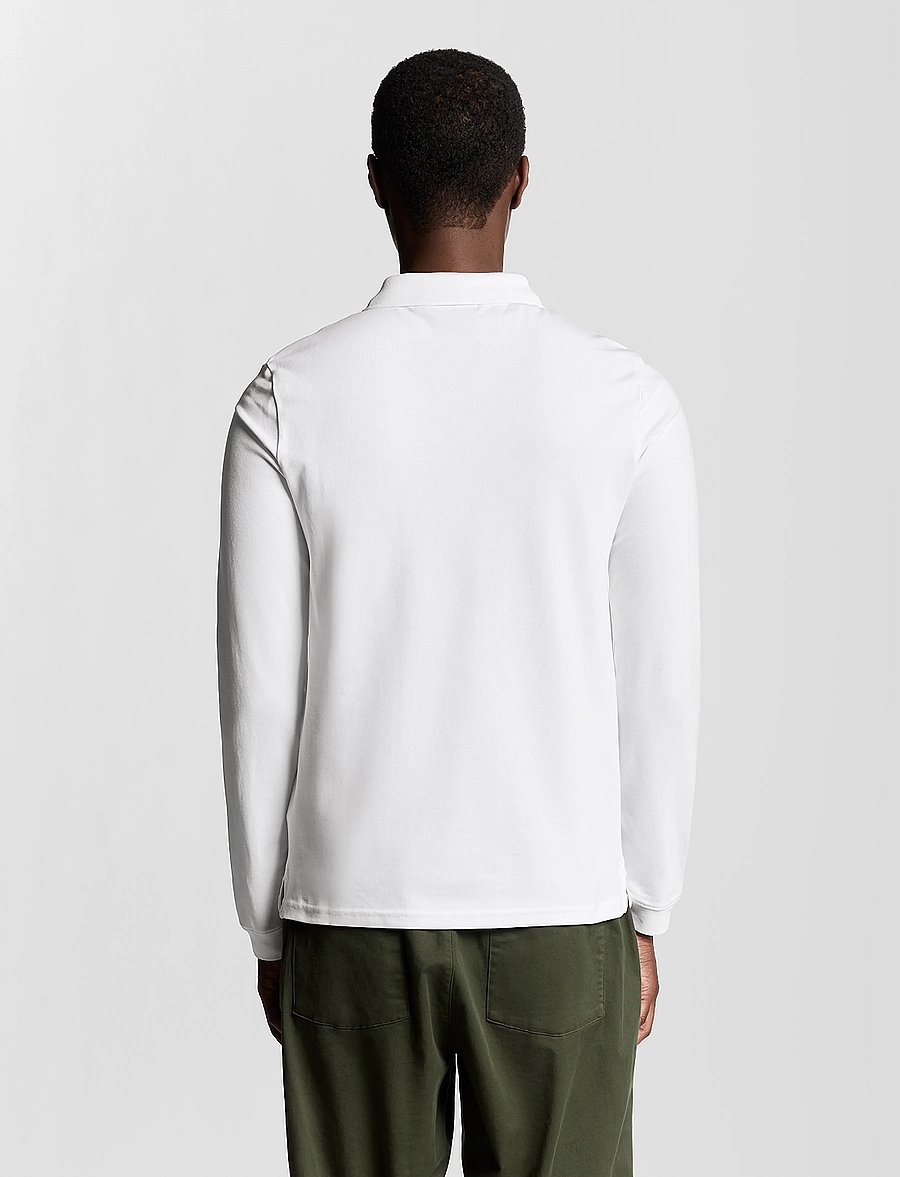 Lyle & Scott - LS Polo Shirt - polo krekli ar garām piedurknēm - white - 3