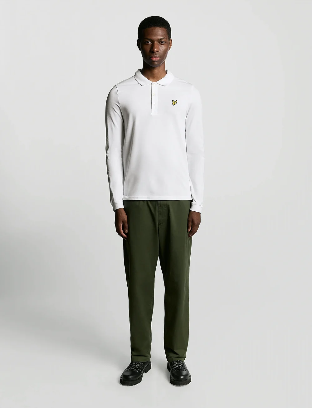 Lyle & Scott - LS Polo Shirt - pikkade varrukatega polod - white - 4