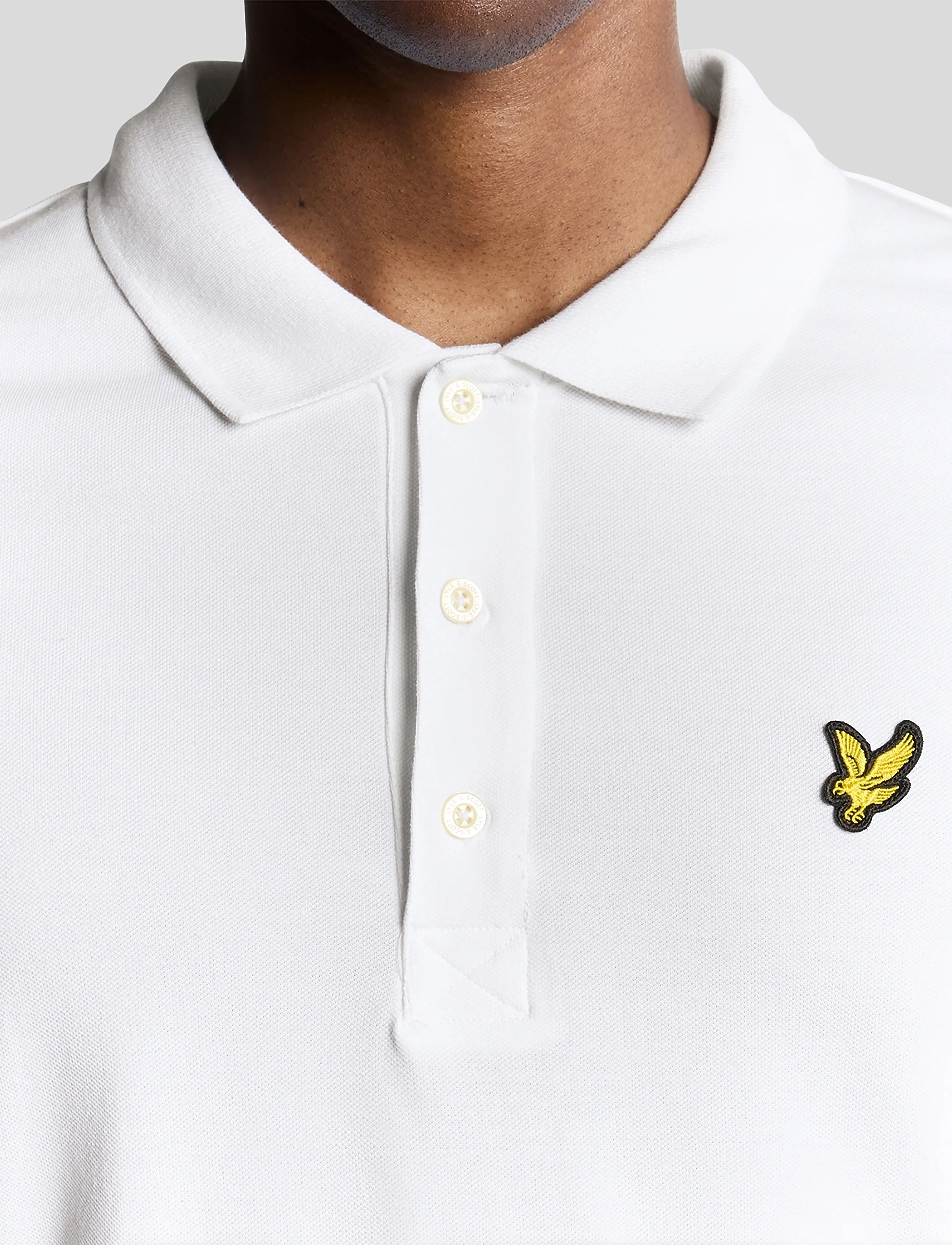 Lyle & Scott - LS Polo Shirt - pikkade varrukatega polod - white - 5