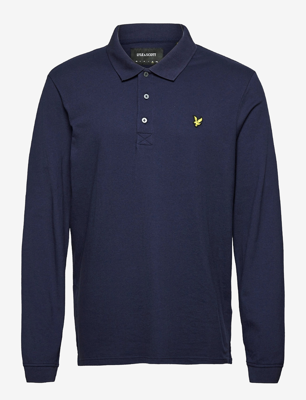 Lyle & Scott - LS Polo Shirt - langærmede poloer - z99 navy - 1
