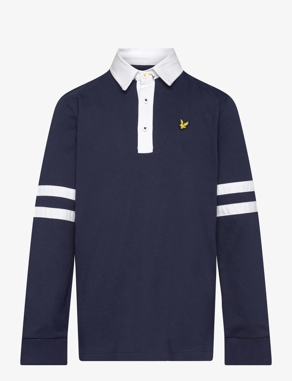 Lyle & Scott - Applique Embroidery Rugby Shirt - langärmelig poloshirt - z99 navy - 0