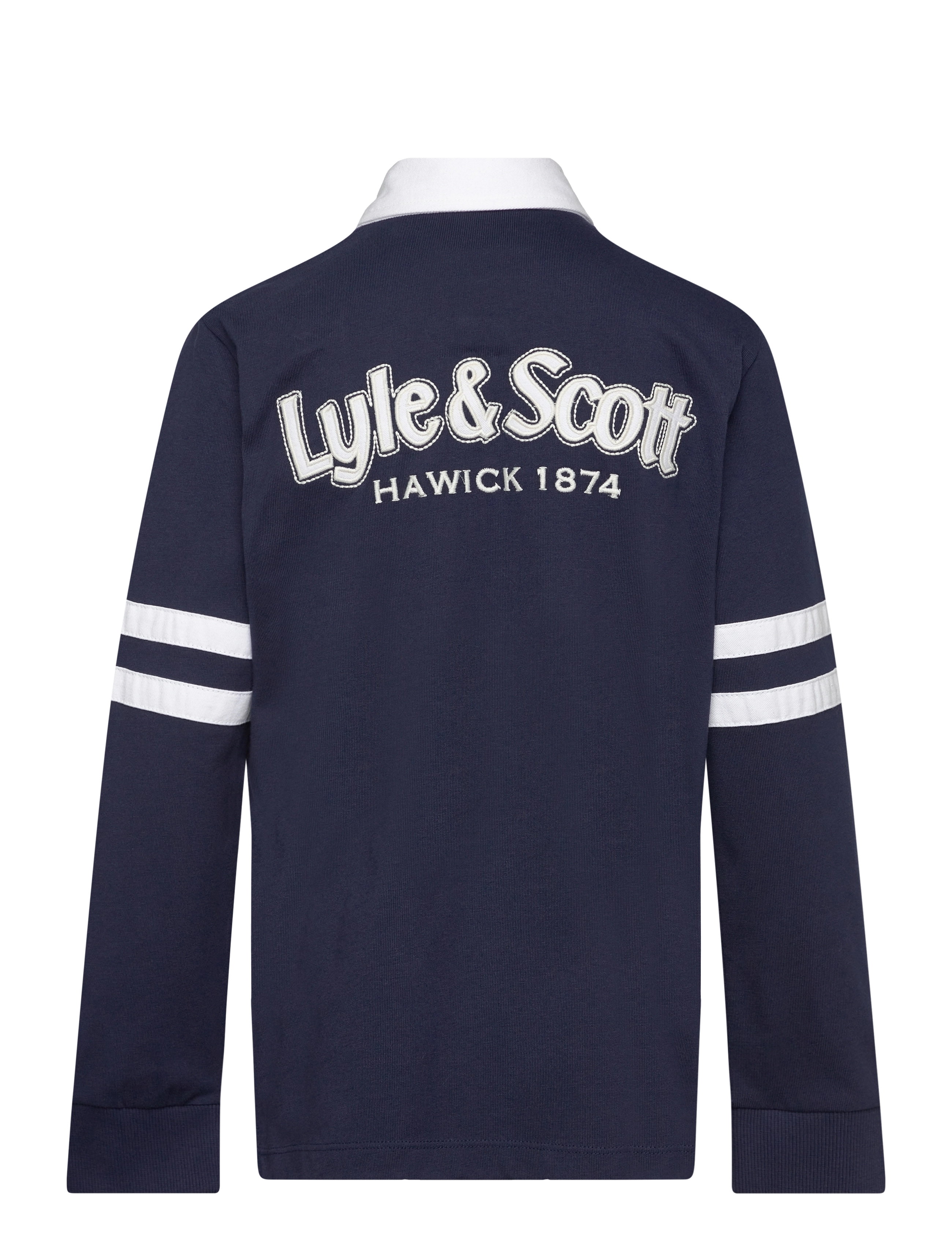 Lyle & Scott - Applique Embroidery Rugby Shirt - z99 navy - 1