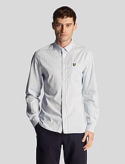 Lyle & Scott - LS Slim Fit Gingham Shirt - rutede skjorter - light blue/ white - 2
