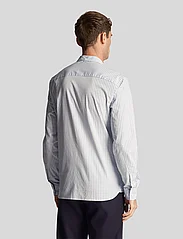 Lyle & Scott - LS Slim Fit Gingham Shirt - checkered shirts - light blue/ white - 3