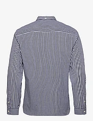 Lyle & Scott - LS Slim Fit Gingham Shirt - rutiga skjortor - navy/white - 1