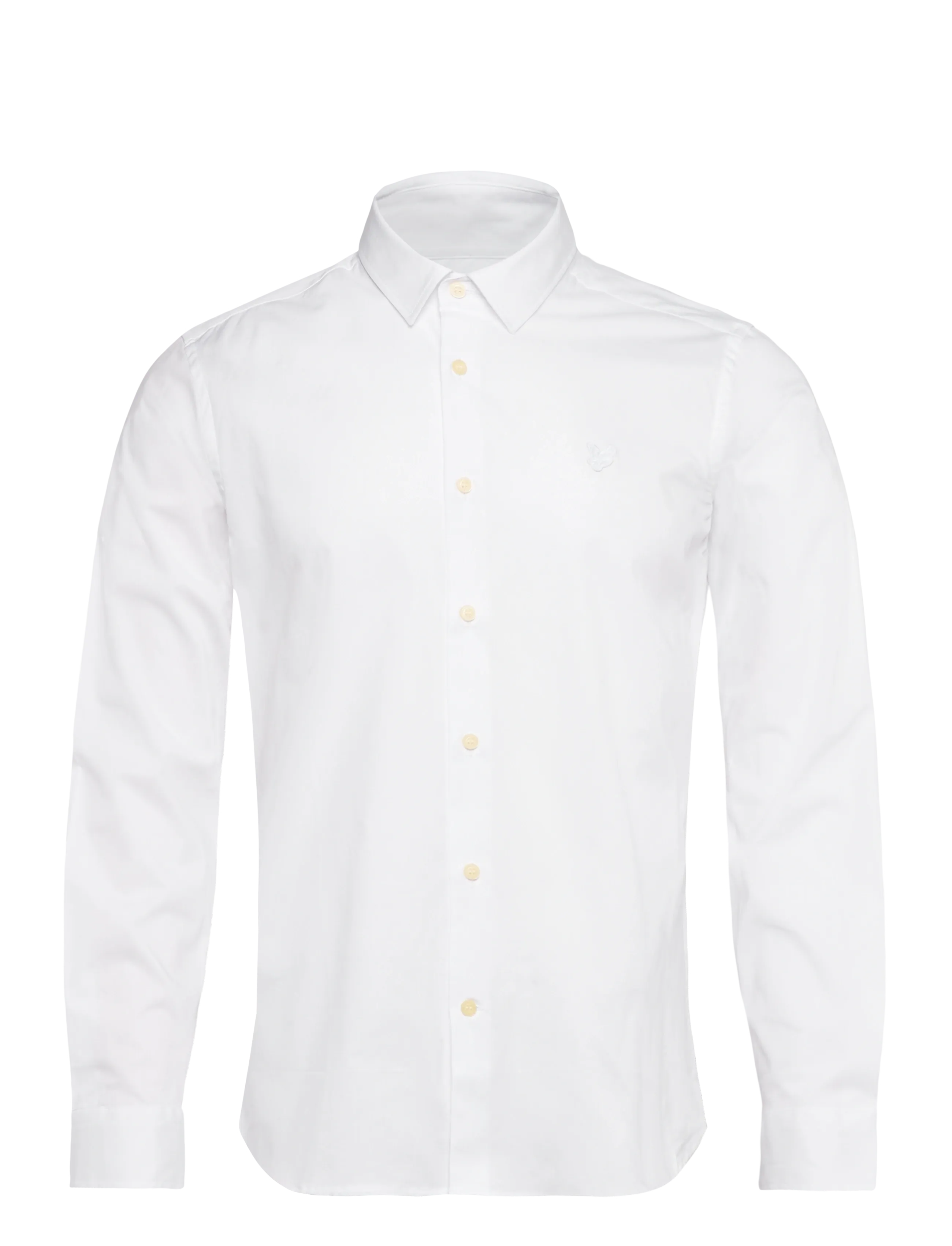 Lyle & Scott LS Slim Fit Poplin Shirt - Winter deals - 626 WHITE / white