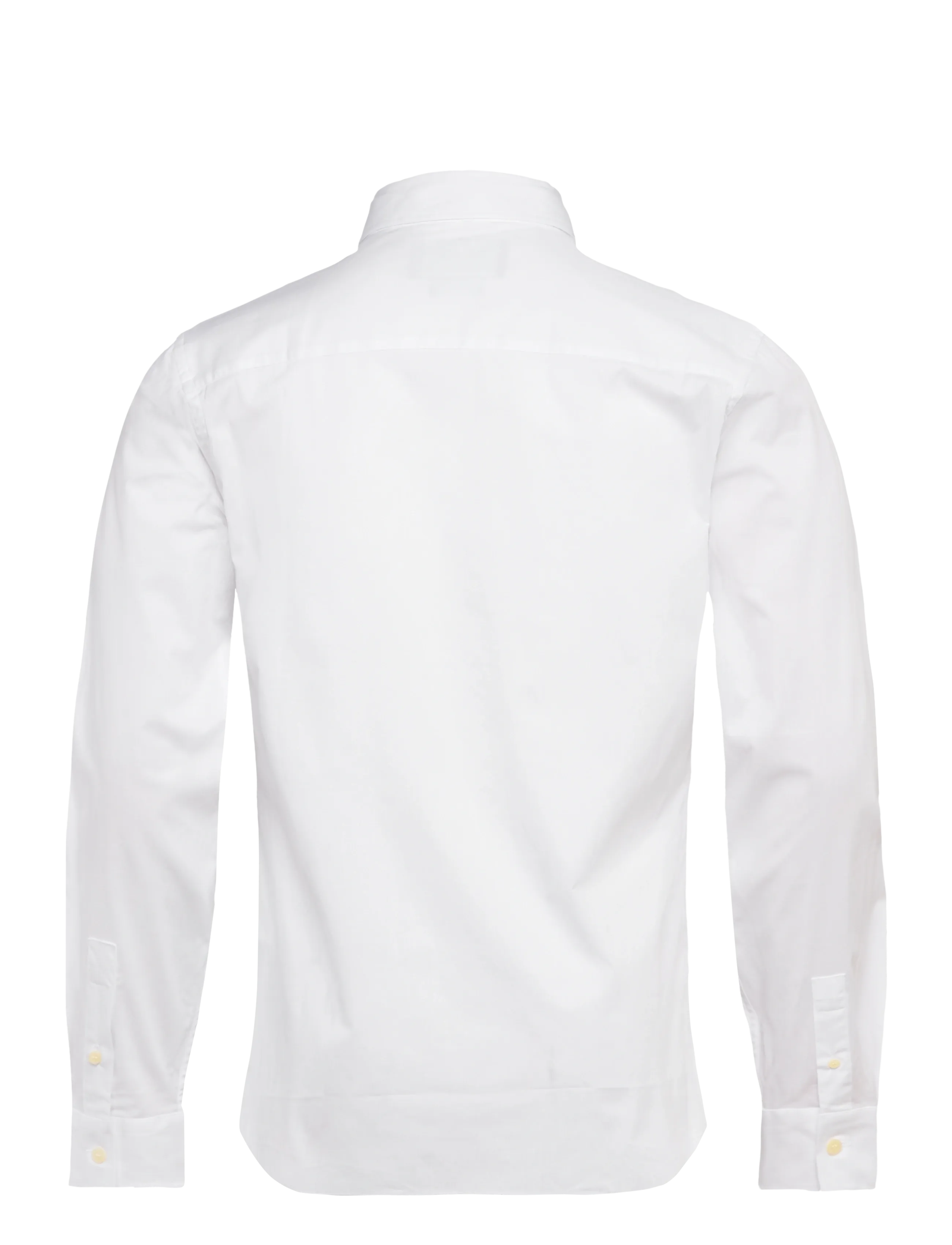 Lyle & Scott - LS Slim Fit Poplin Shirt - casual shirts - 626 white - 2