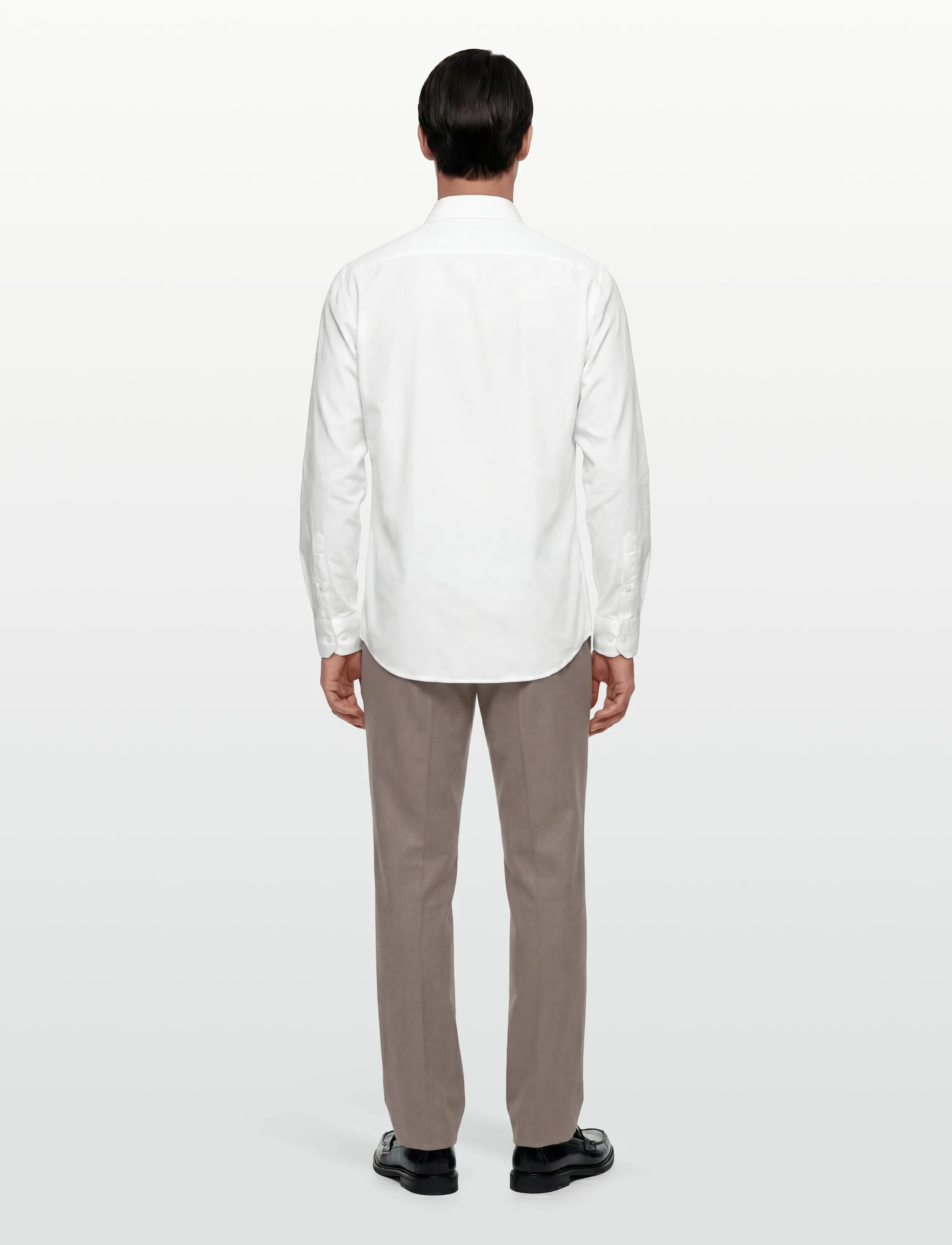 Lyle & Scott - LS Slim Fit Poplin Shirt - casual shirts - 626 white - 4