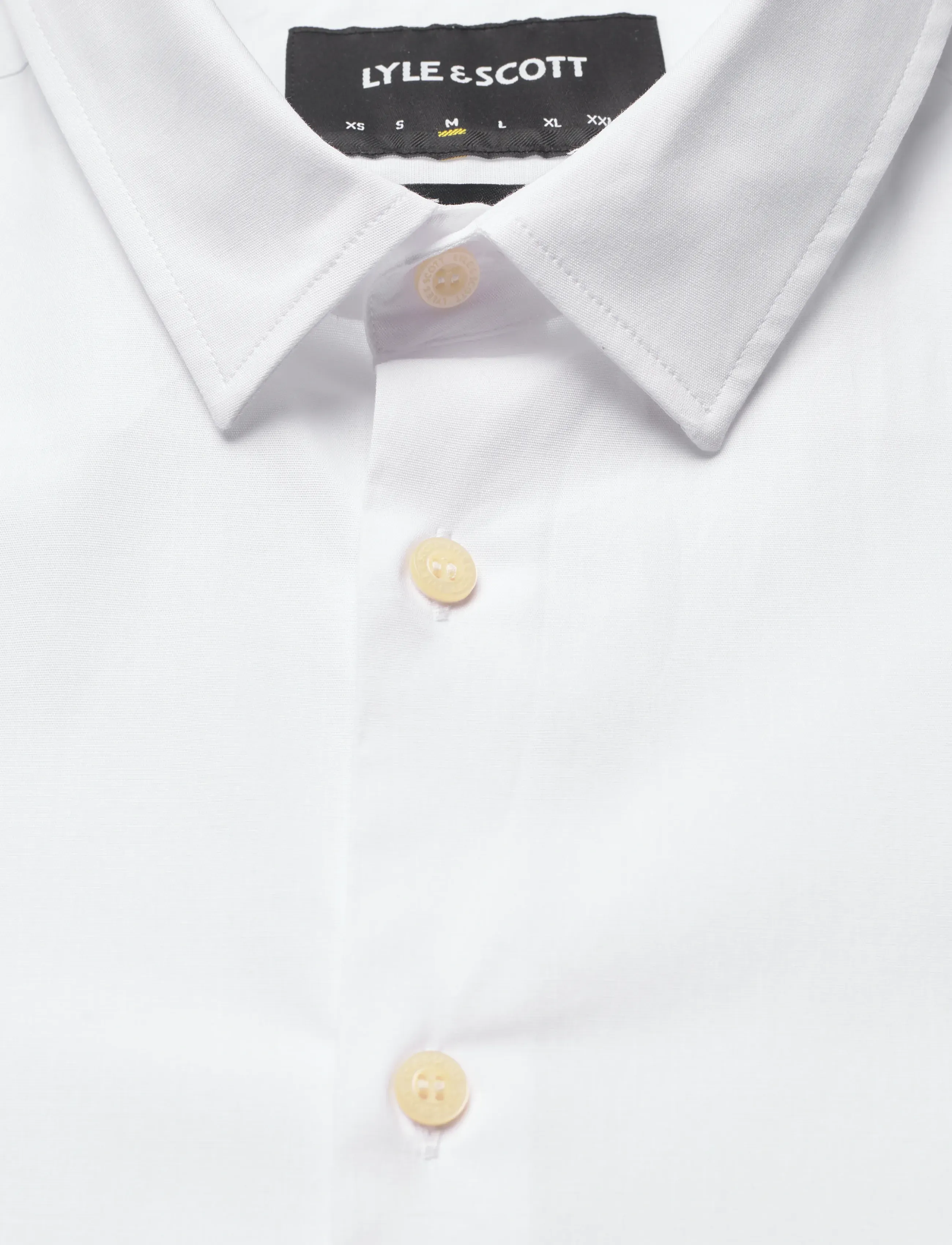 Lyle & Scott - LS Slim Fit Poplin Shirt - casual shirts - 626 white - 5