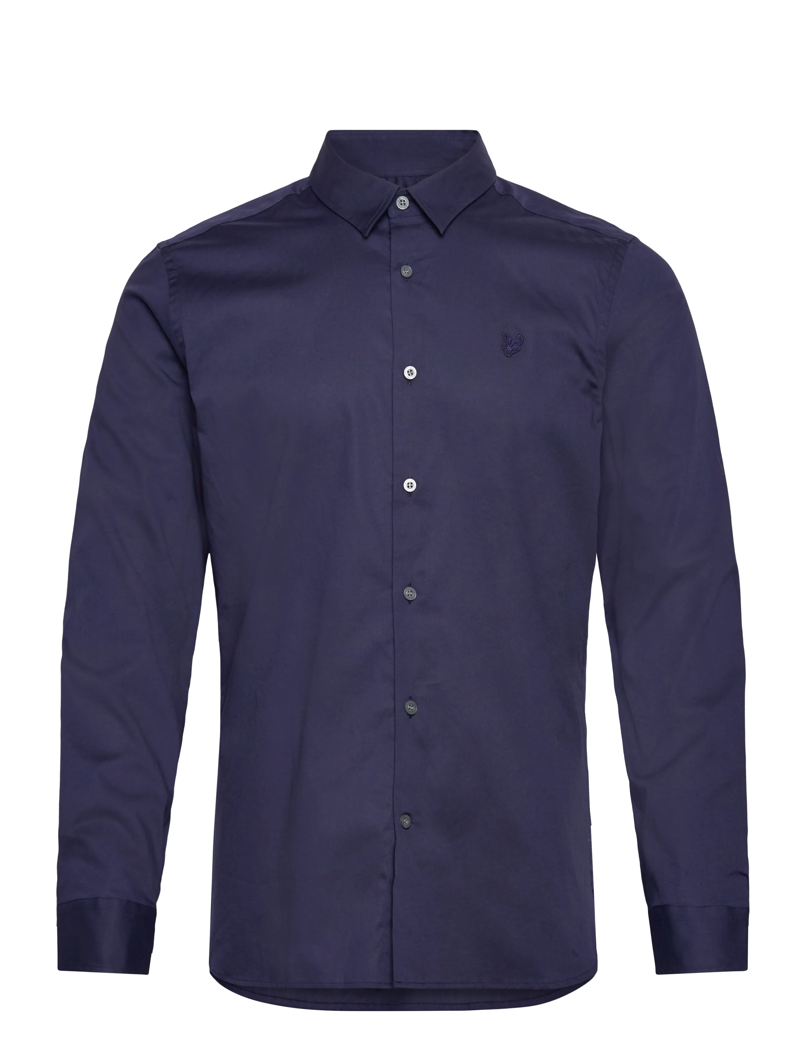 Lyle & Scott - LS Slim Fit Poplin Shirt - z99 navy - 1