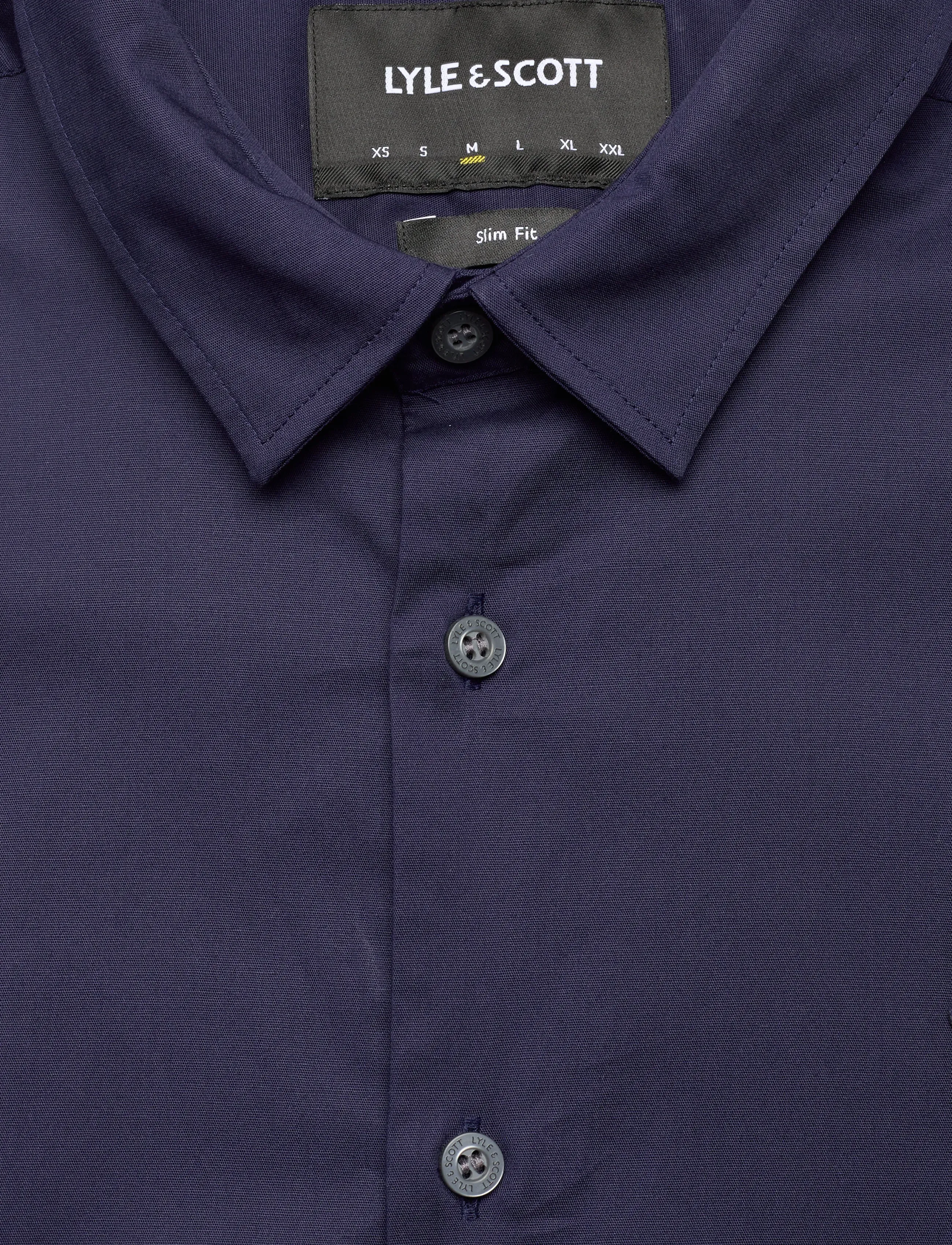 Lyle & Scott - LS Slim Fit Poplin Shirt - z99 navy - 5