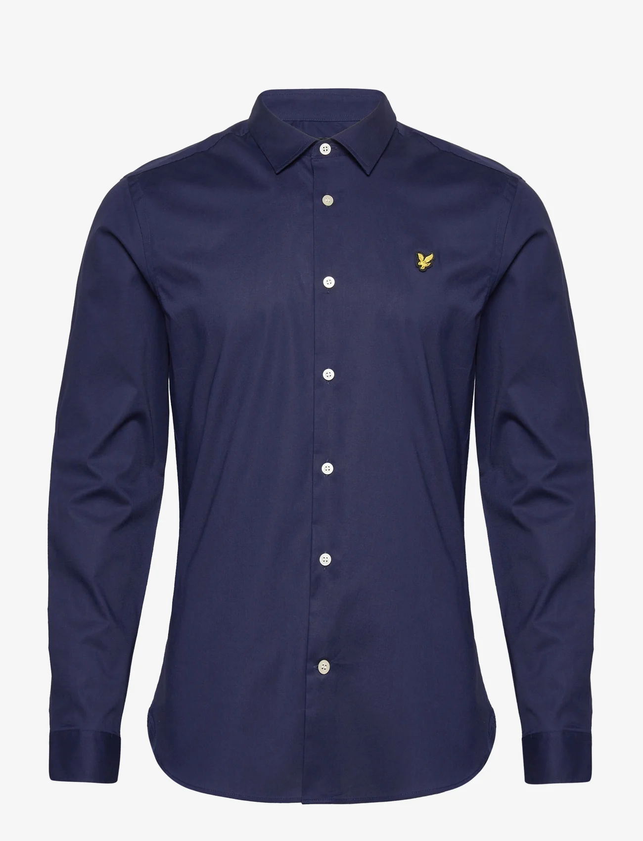 Lyle & Scott - LS Slim Fit Poplin Shirt - basic overhemden - navy - 0